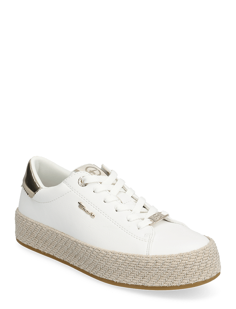 Tamaris - Women Lace-up - konfirmatsioon - white/gold - 0