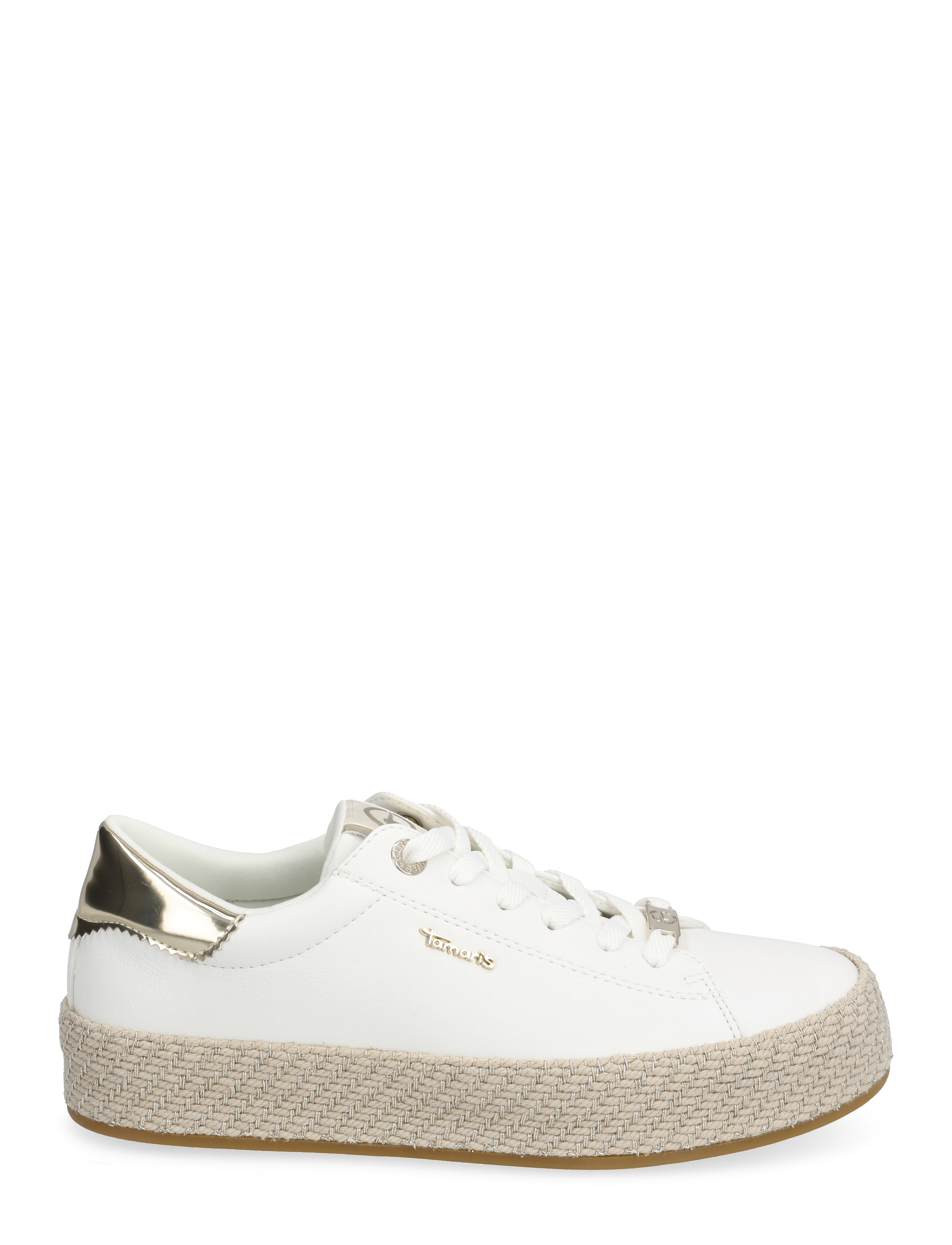 Tamaris - Women Lace-up - confirmation - white/gold - 1