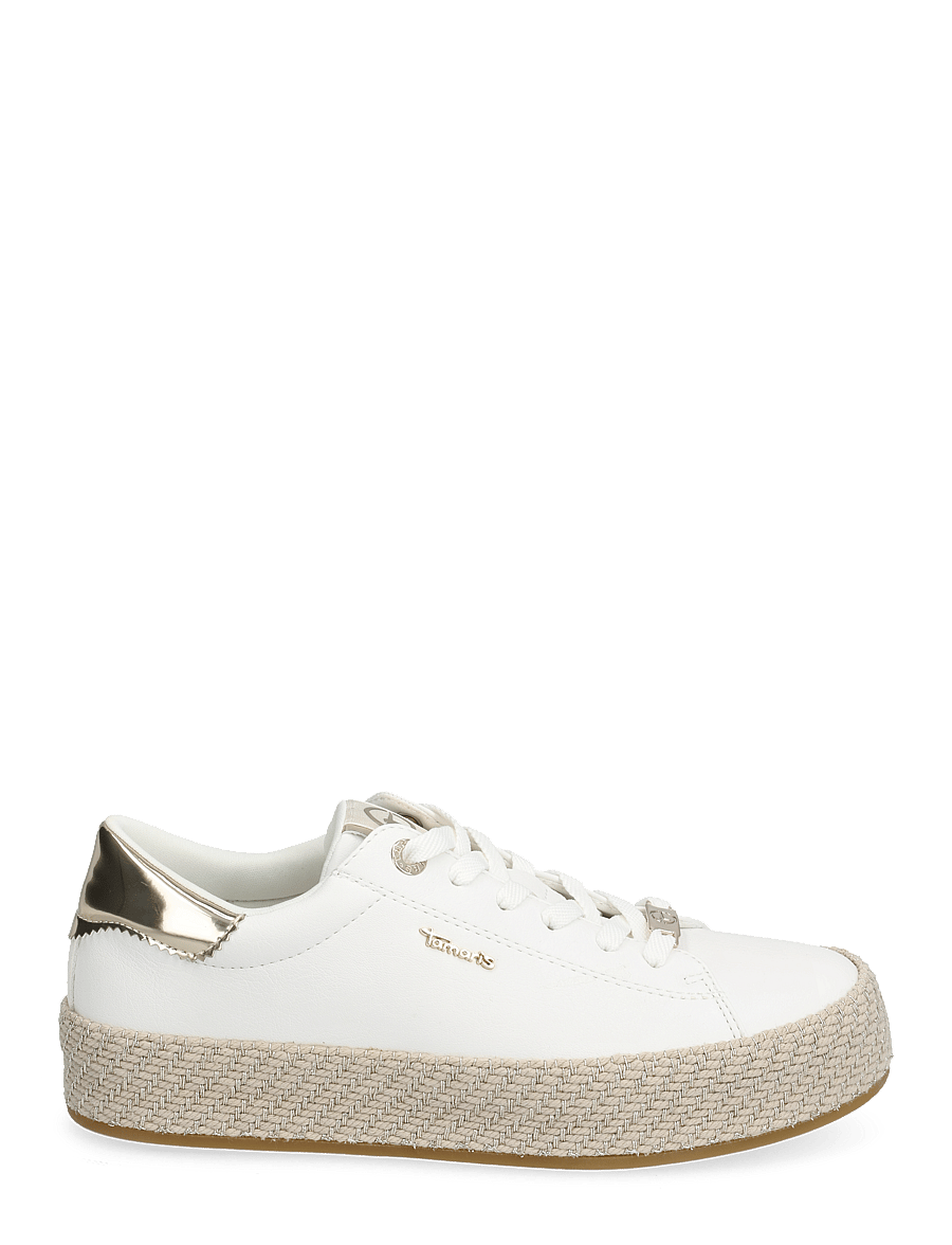 Tamaris - Women Lace-up - konfirmation - white/gold - 1
