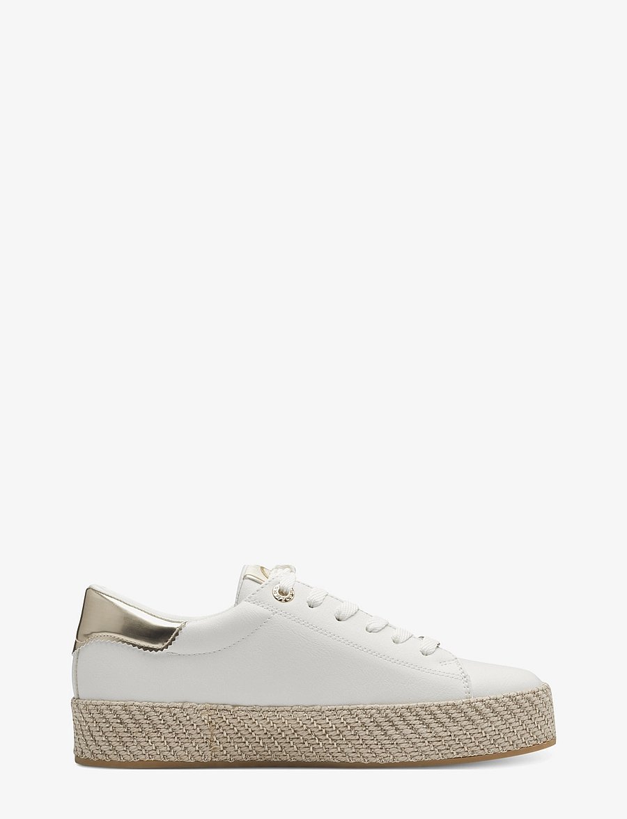 Tamaris - Women Lace-up - konfirmation - white/gold - 5
