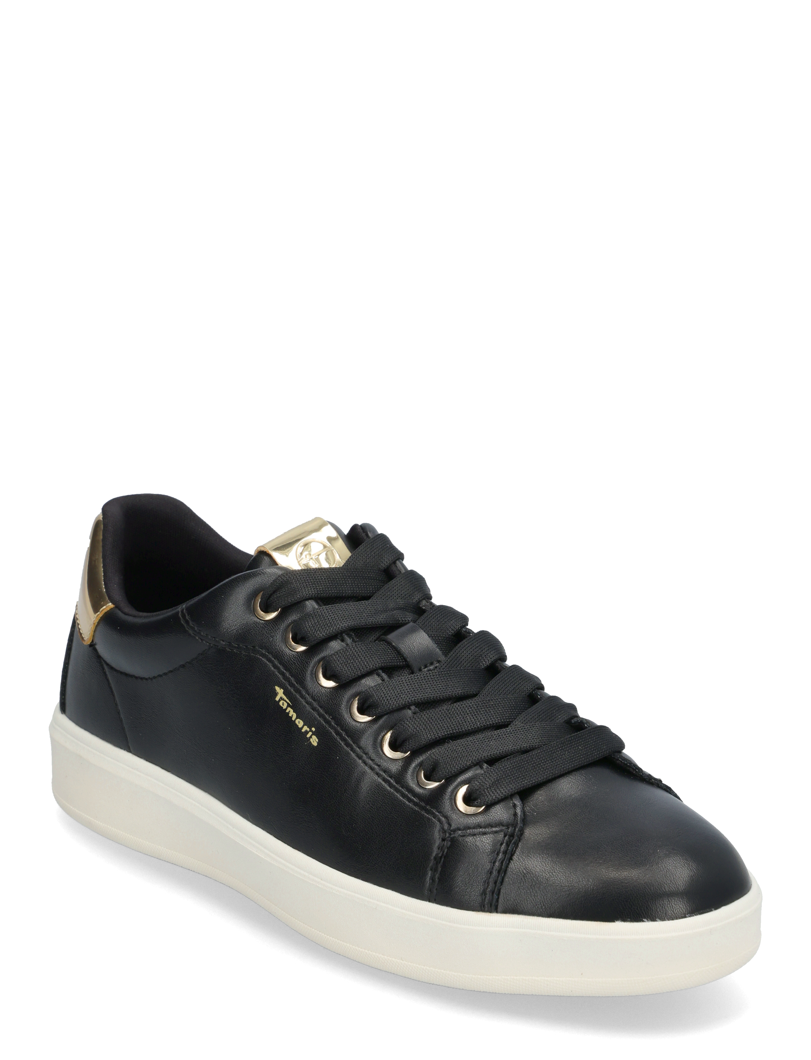 Tamaris Women Lace-up - Sneakers - BLACK/GOLD / black