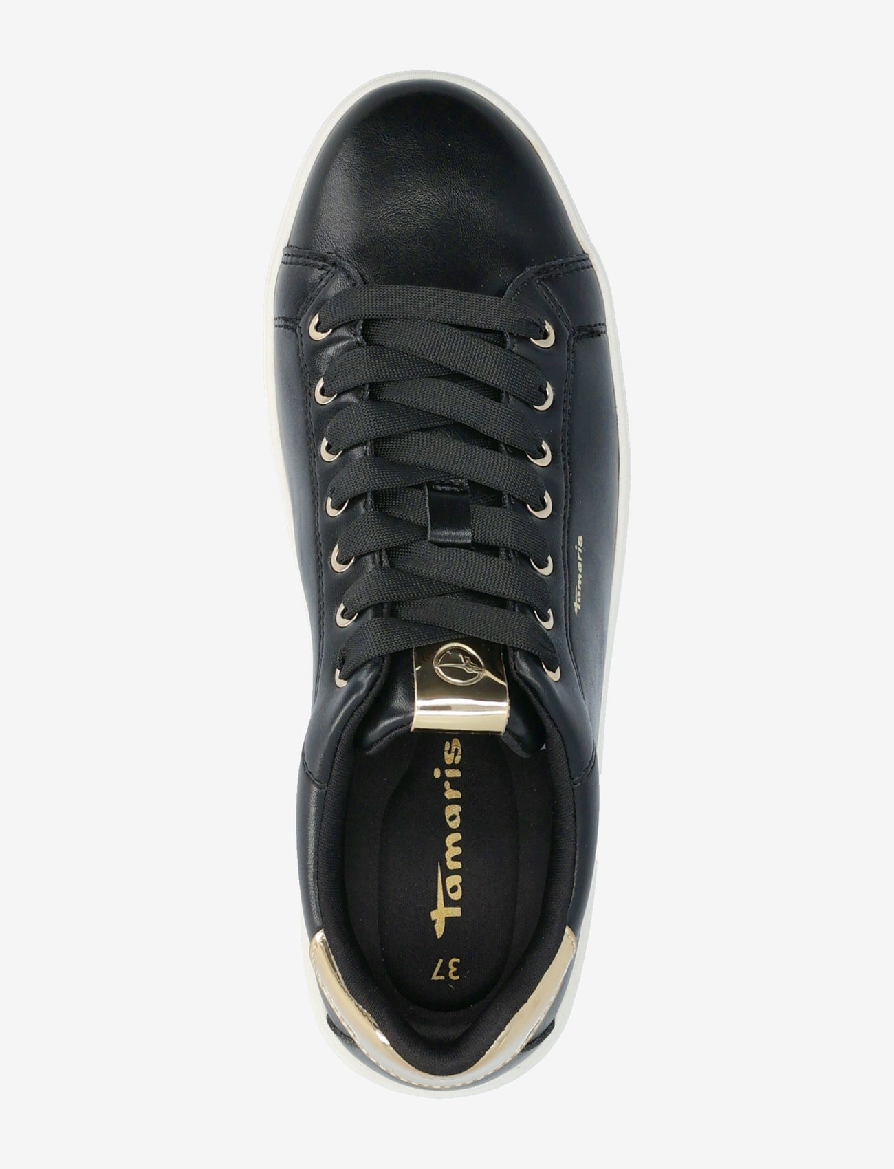 Tamaris - Women Lace-up - konfirmation - black/gold - 3
