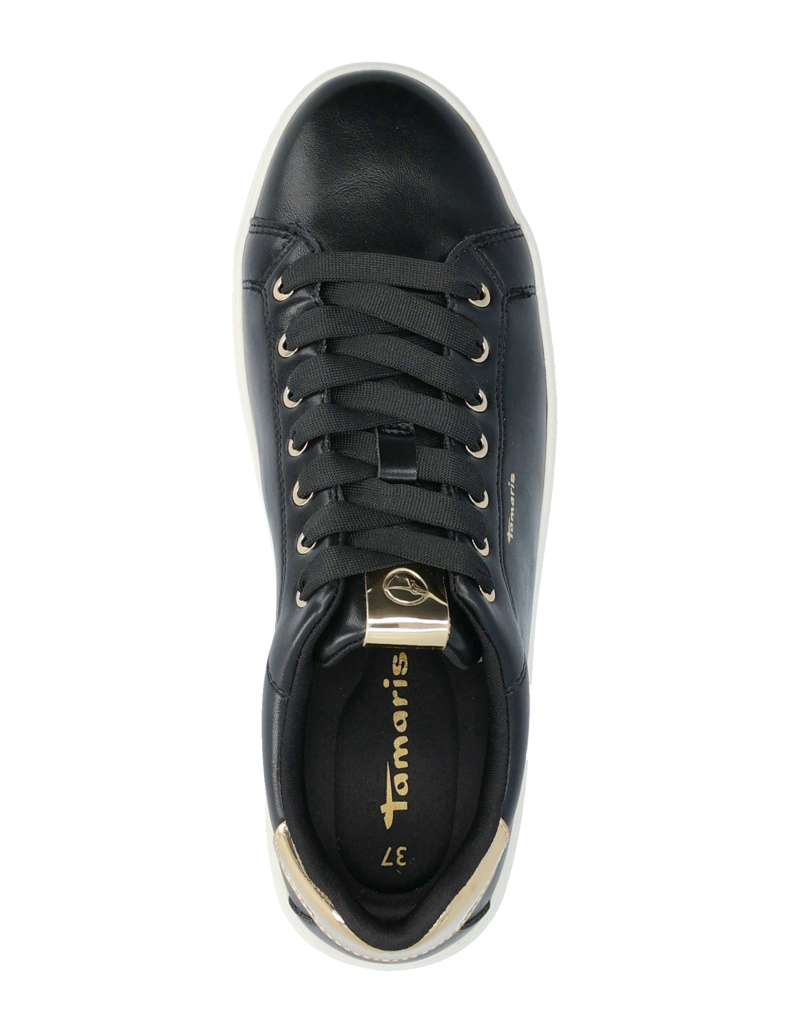 Tamaris - Women Lace-up - konfirmation - black/gold - 3