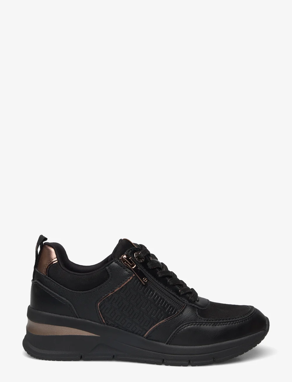 Tamaris - Women Lace-up - konfirmation - black/copper - 1