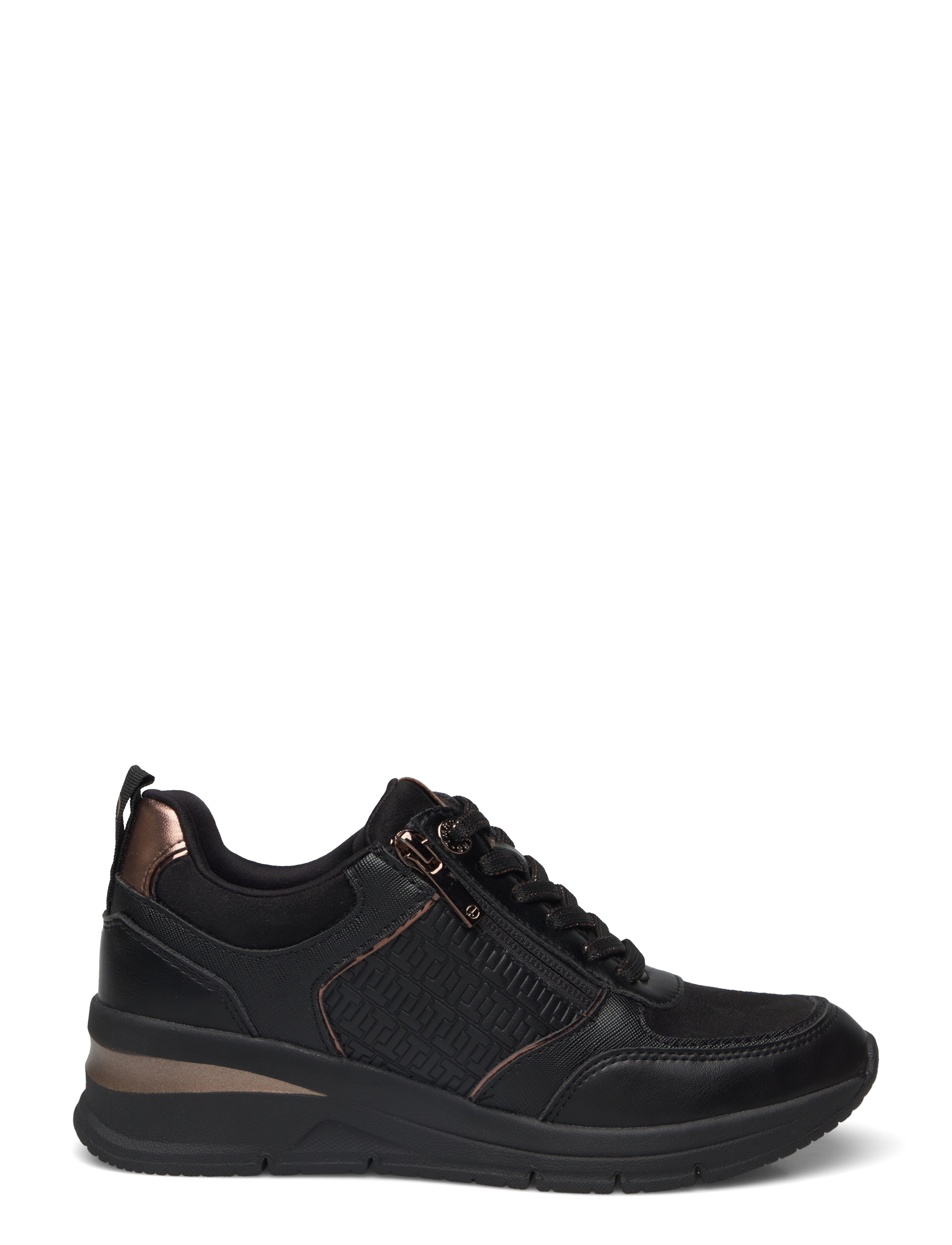 Tamaris - Women Lace-up - konfirmatsioon - black/copper - 1