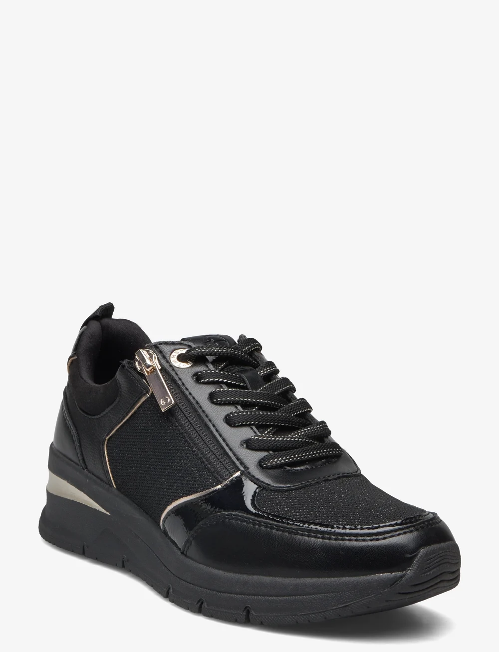 Tamaris - Women Lace-up - confirmation - black/gold - 0
