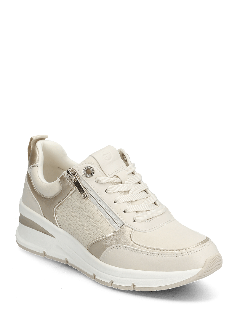 Tamaris - Women Lace-up - niedrige sneakers - ivory comb - 0