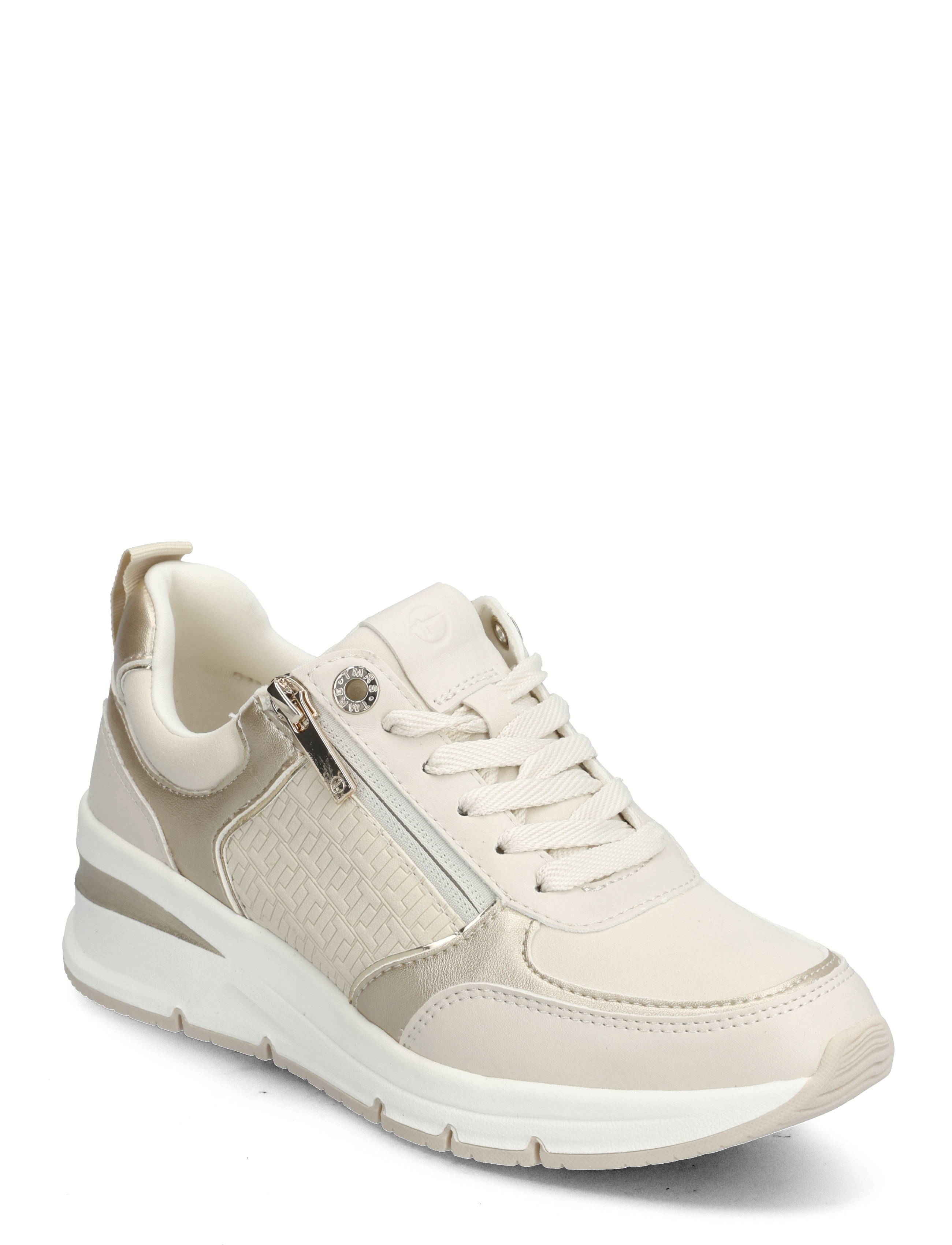 Tamaris Women Lace-up - Bestseller - IVORY COMB / beige
