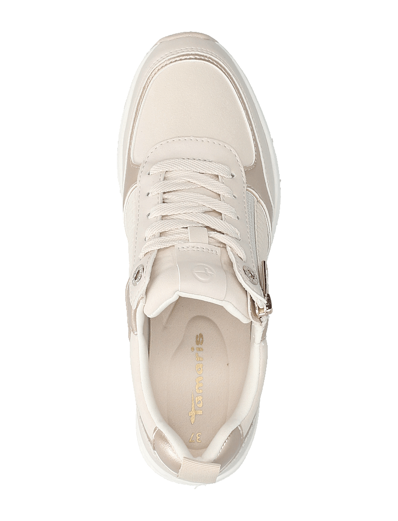 Tamaris - Women Lace-up - niedrige sneakers - ivory comb - 3
