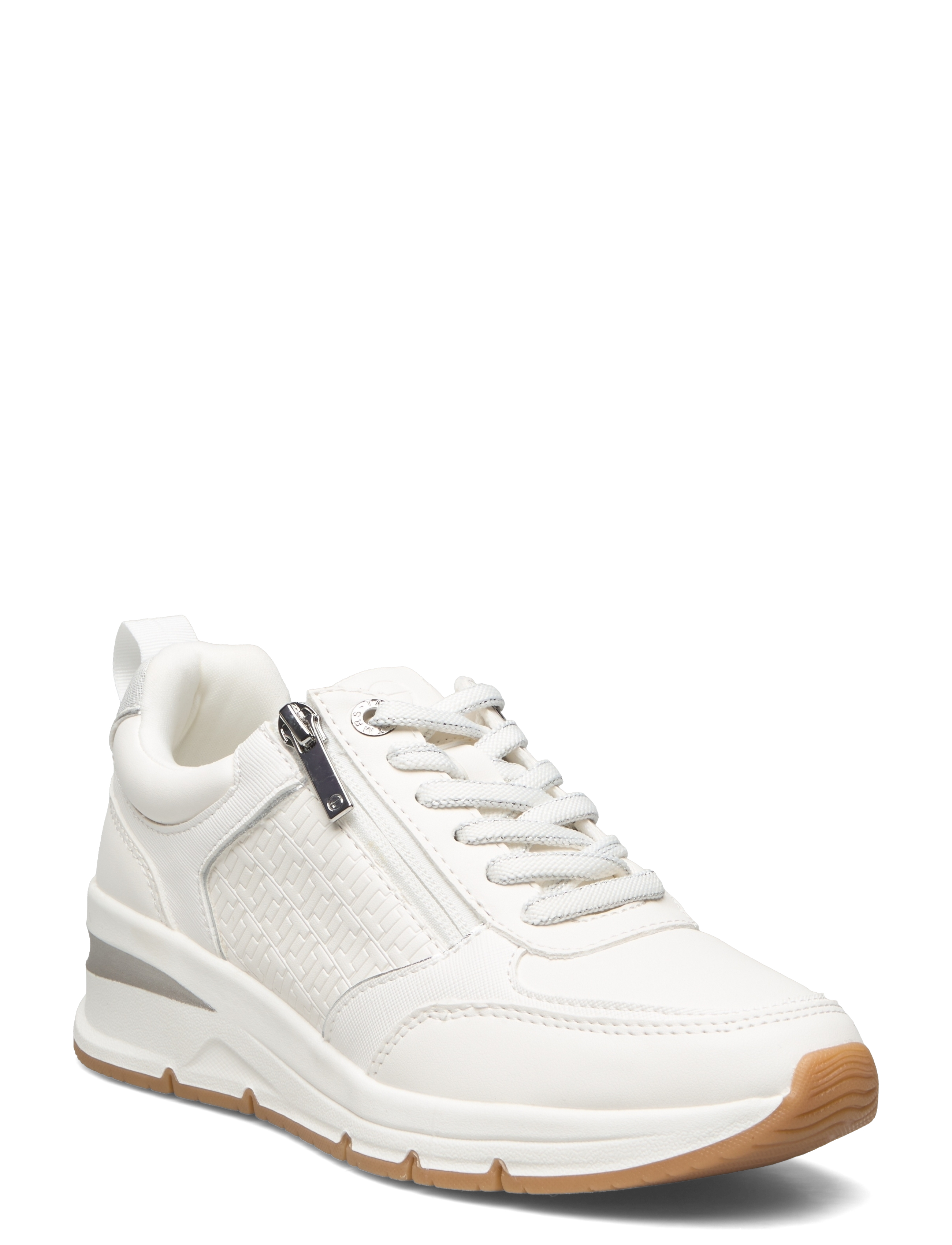 Tamaris Women Lace-Up, 42, Sneakers, Weiß - Low-top Frauen