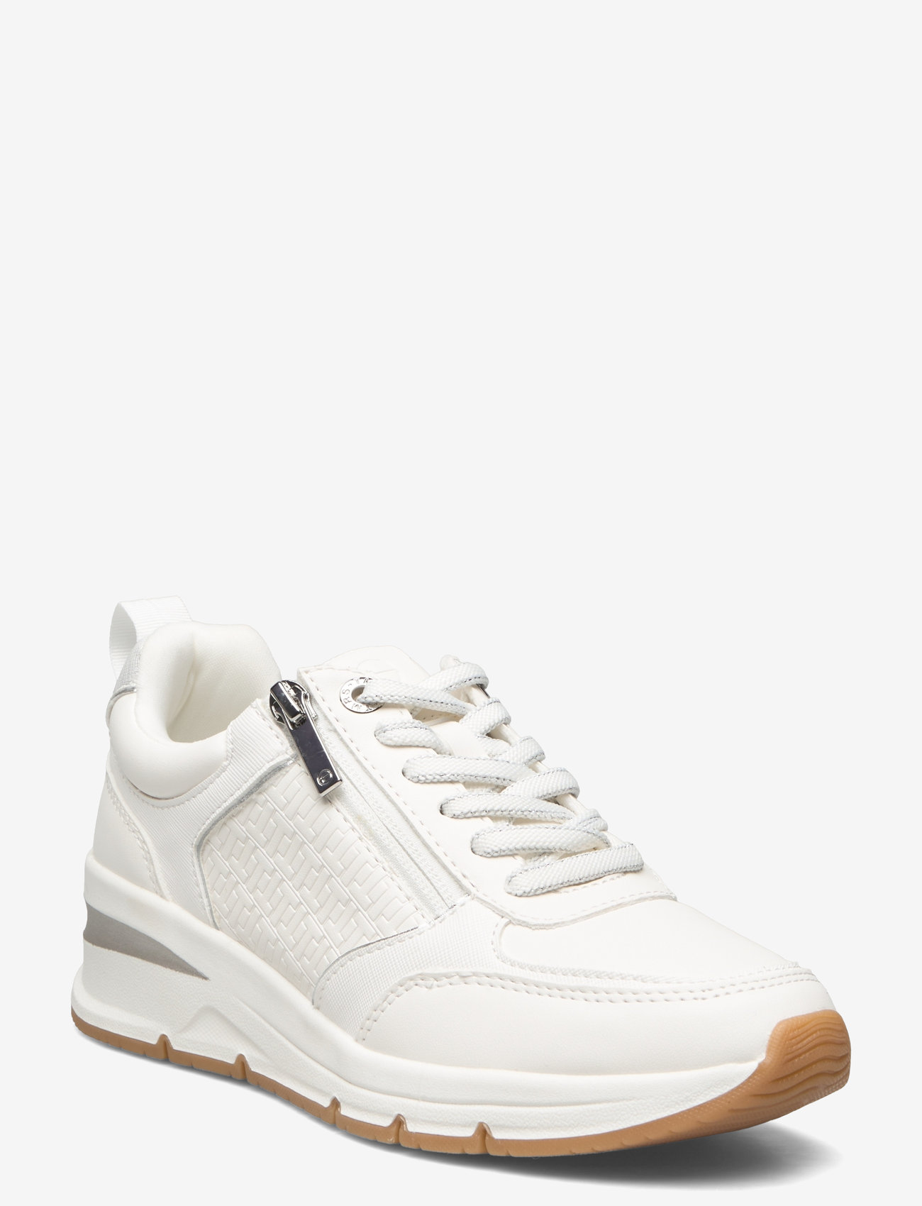 Tamaris - Women Lace-up - konfirmation - white/silver - 0