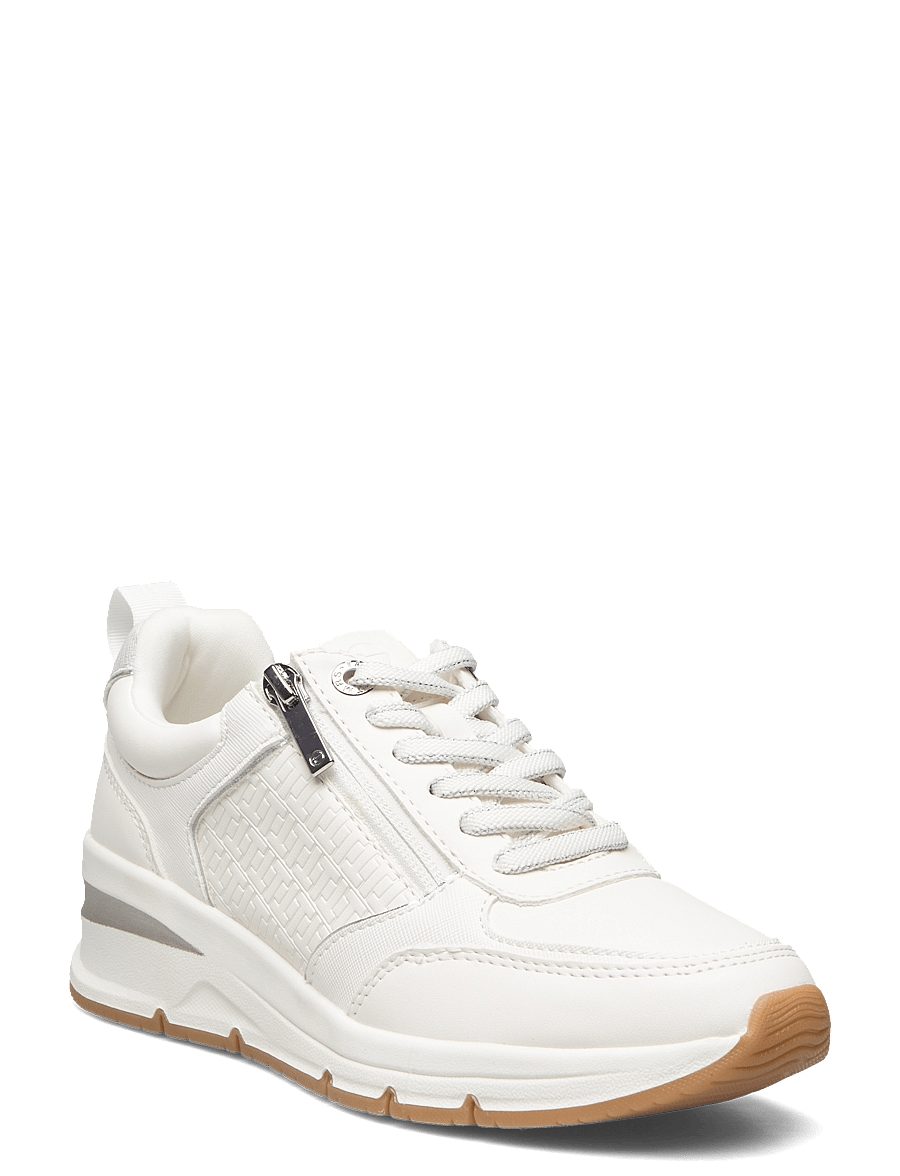 Tamaris - Women Lace-up - konfirmasjon - white/silver - 0