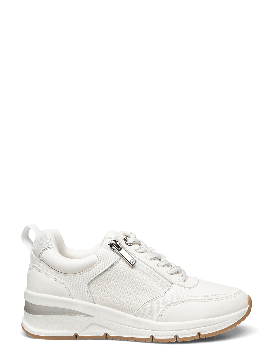 Tamaris - Women Lace-up - konfirmasjon - white/silver - 1