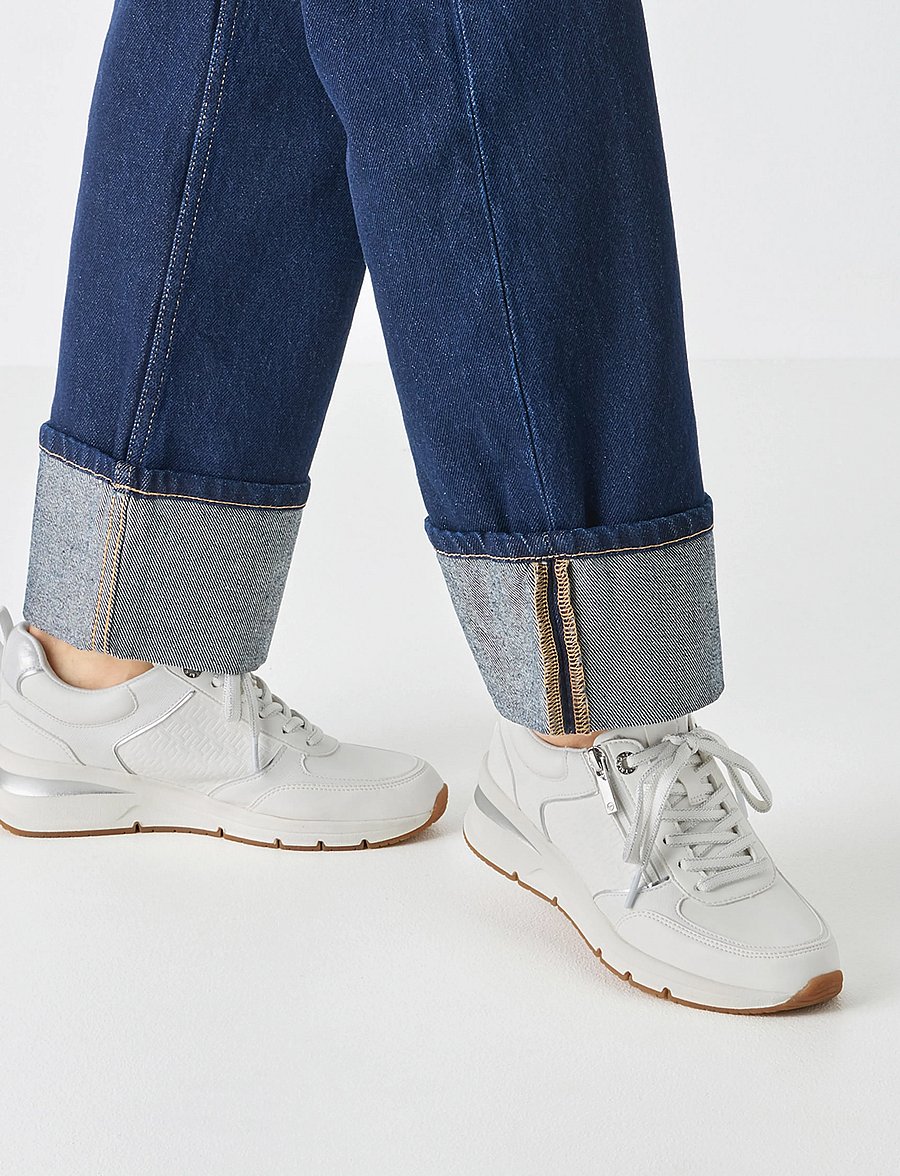 Tamaris - Women Lace-up - konfirmationstøj - white/silver - 5