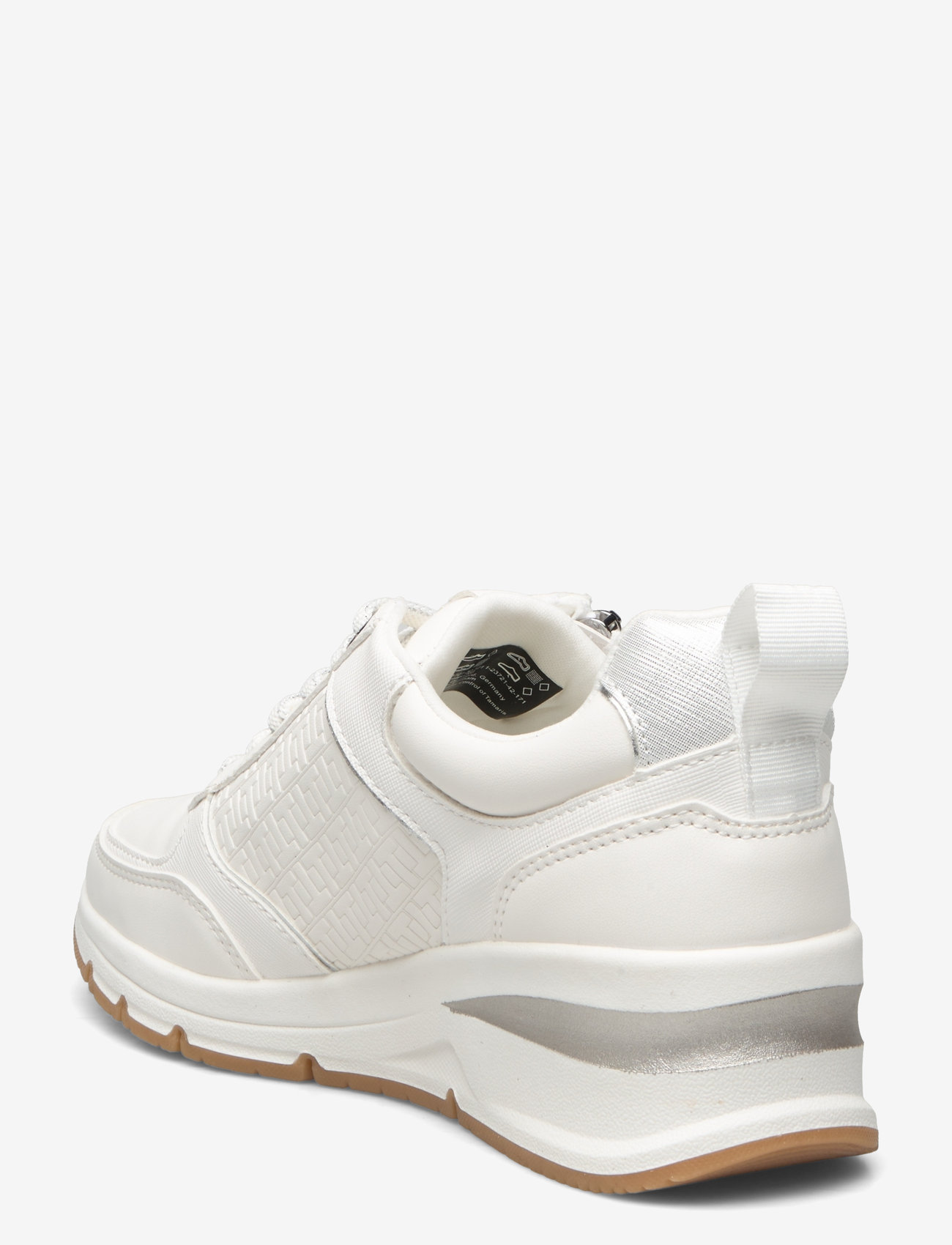 Tamaris - Women Lace-up - konfirmation - white/silver - 2