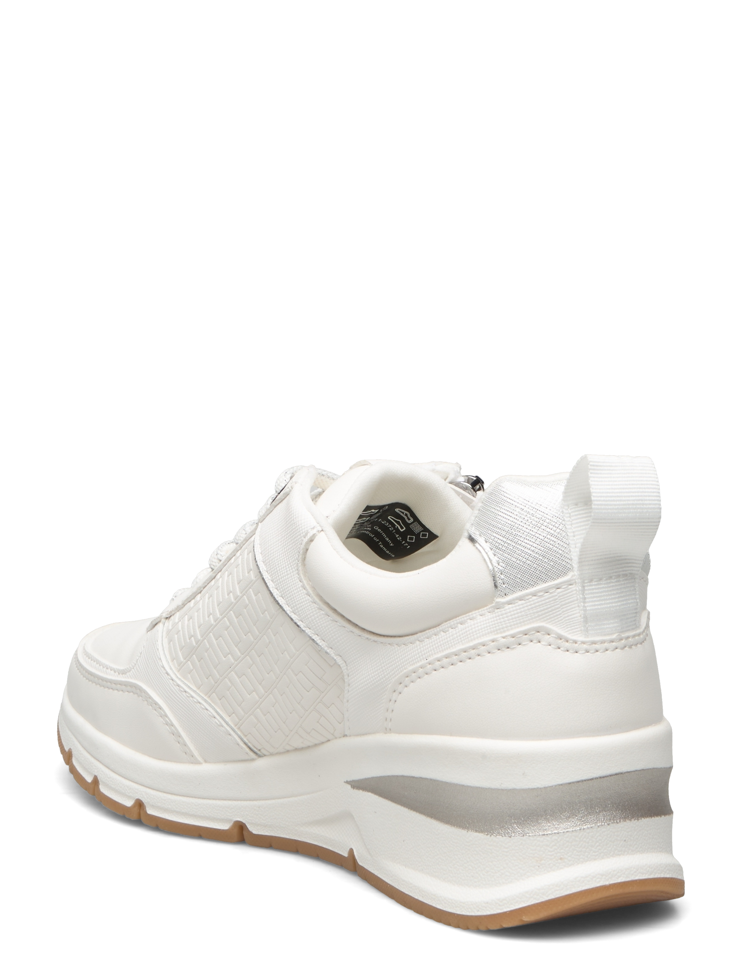 Tamaris - Women Lace-up - ferming - white/silver - 2