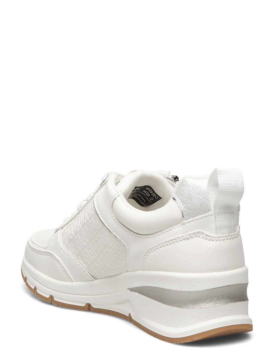 Tamaris - Women Lace-up - konfirmasjon - white/silver - 2