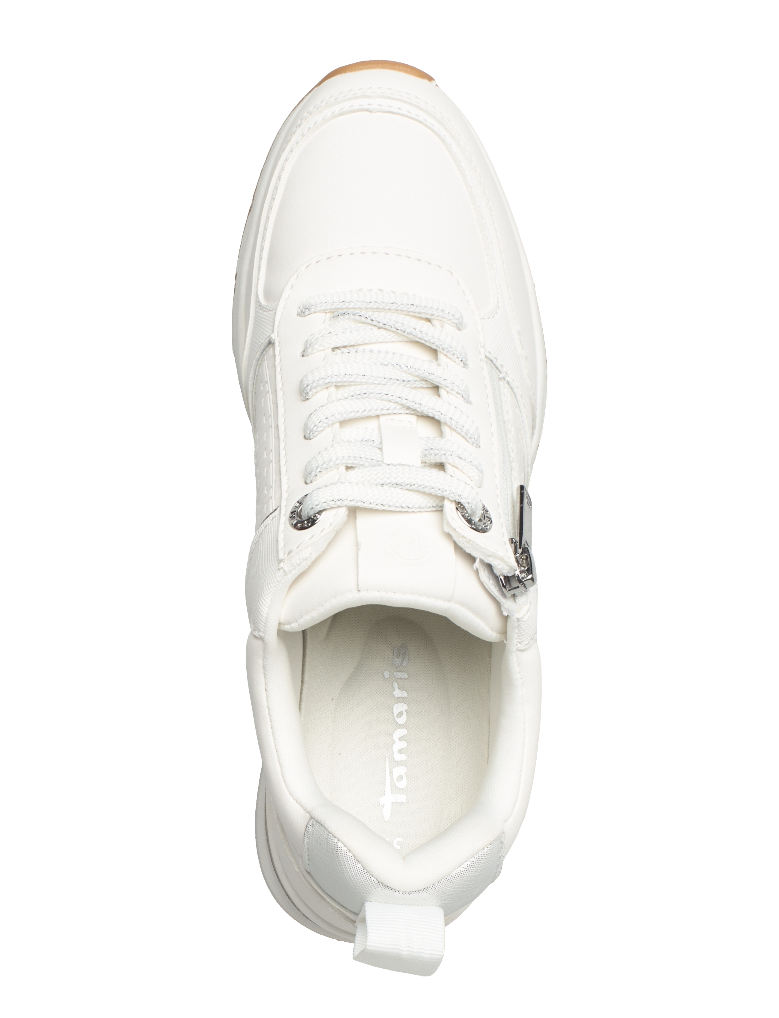 Tamaris - Women Lace-up - ferming - white/silver - 3