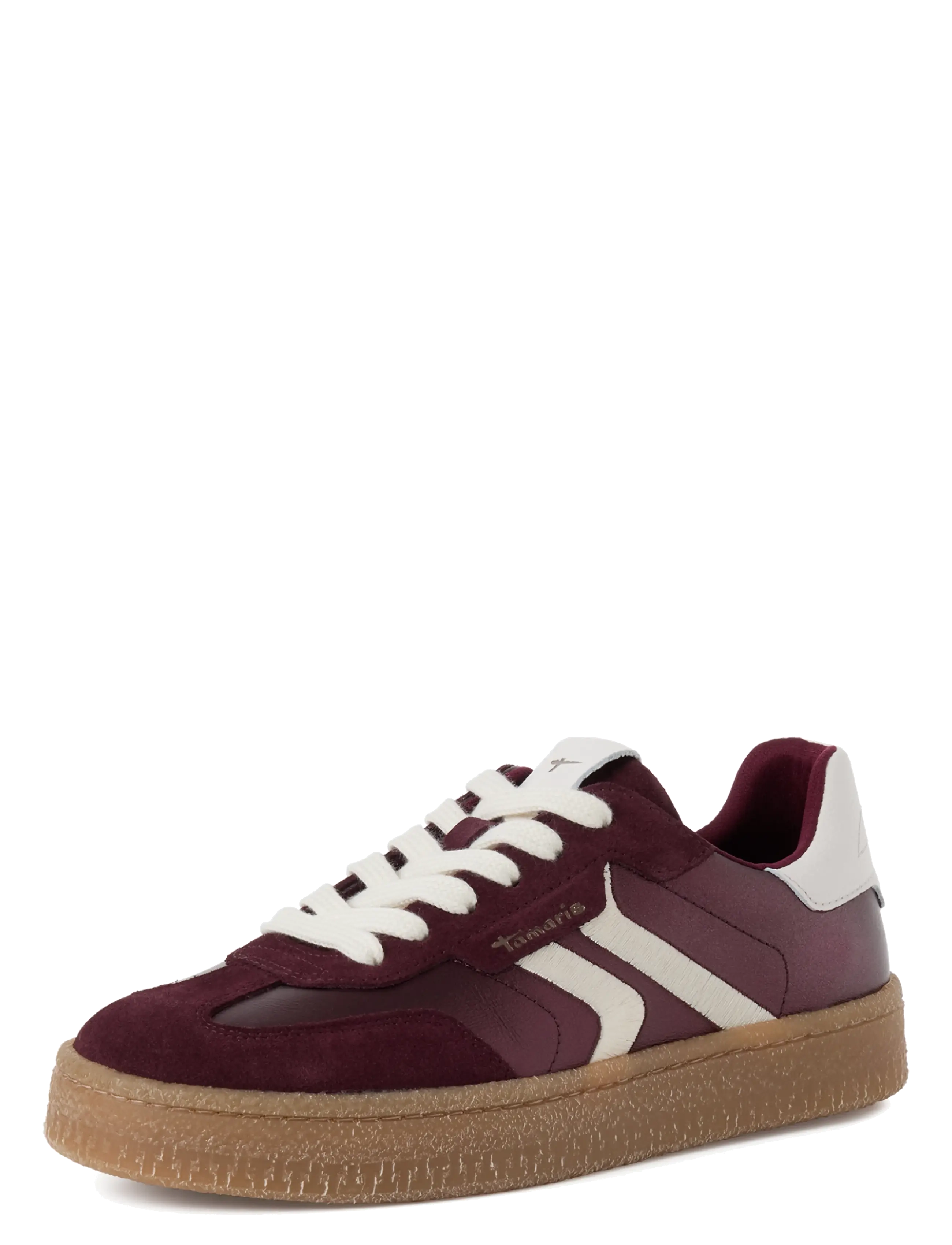Tamaris Women Lace-Up, Kvinder, Lave Snøresneakers, Bordeaux, Str: 36