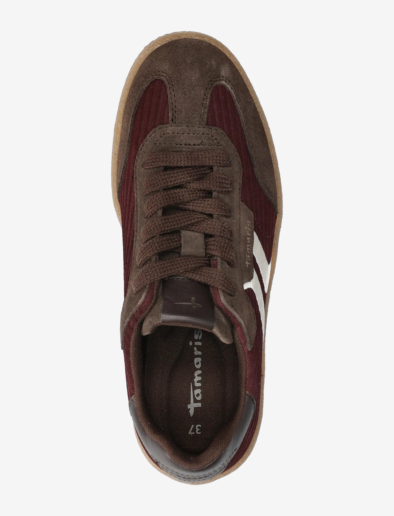 Tamaris - Women Lace-up - låga sneakers - merlot comb - 3