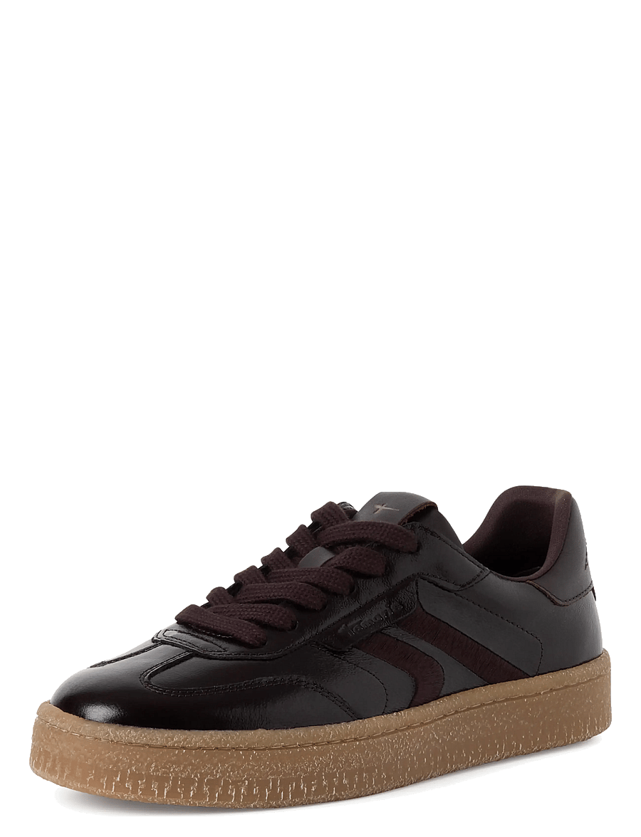 Tamaris - Women Lace-up - niedrige sneaker - mocca patent - 0