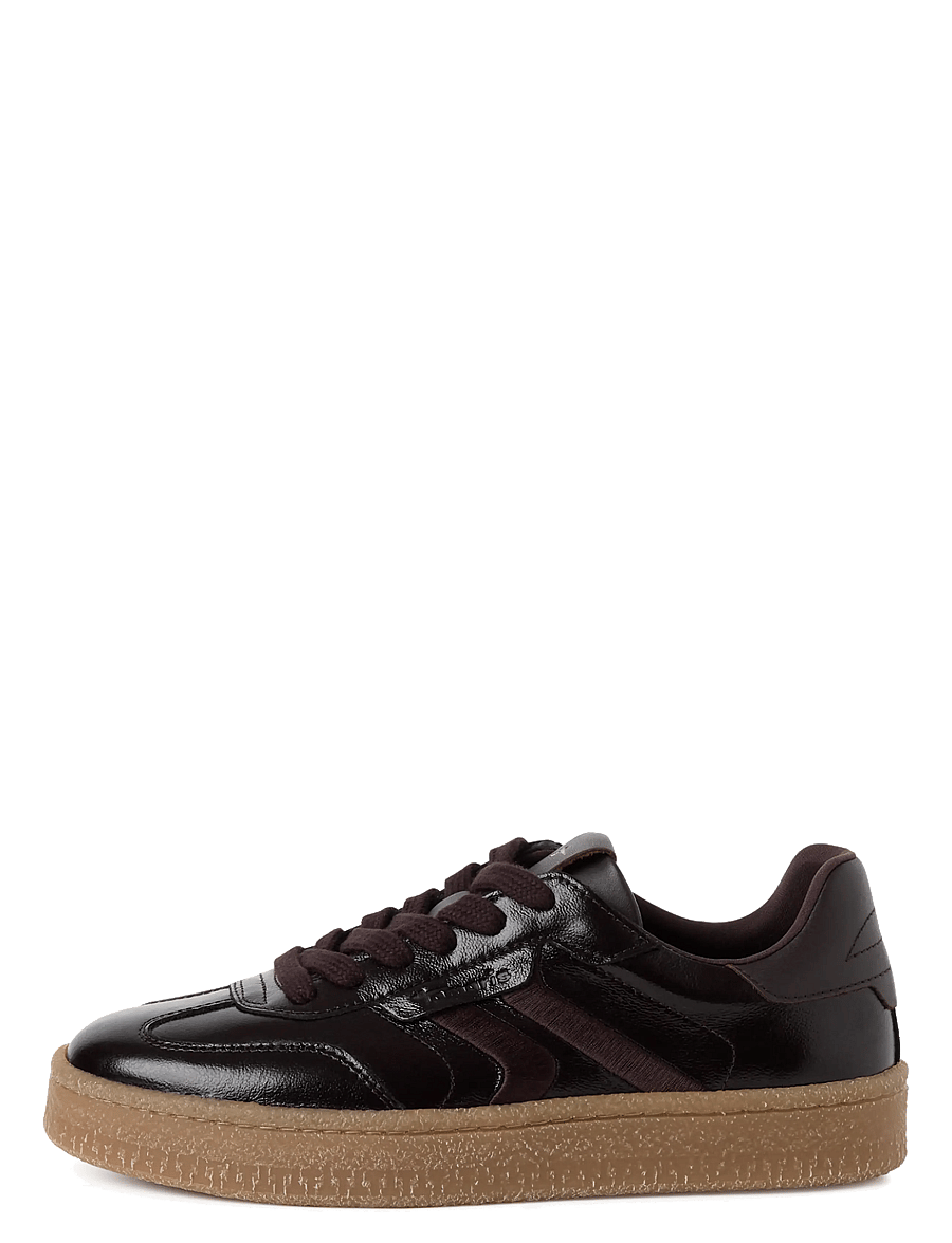 Tamaris - Women Lace-up - niedrige sneaker - mocca patent - 1