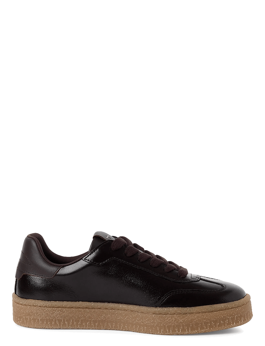 Tamaris - Women Lace-up - niedrige sneaker - mocca patent - 2