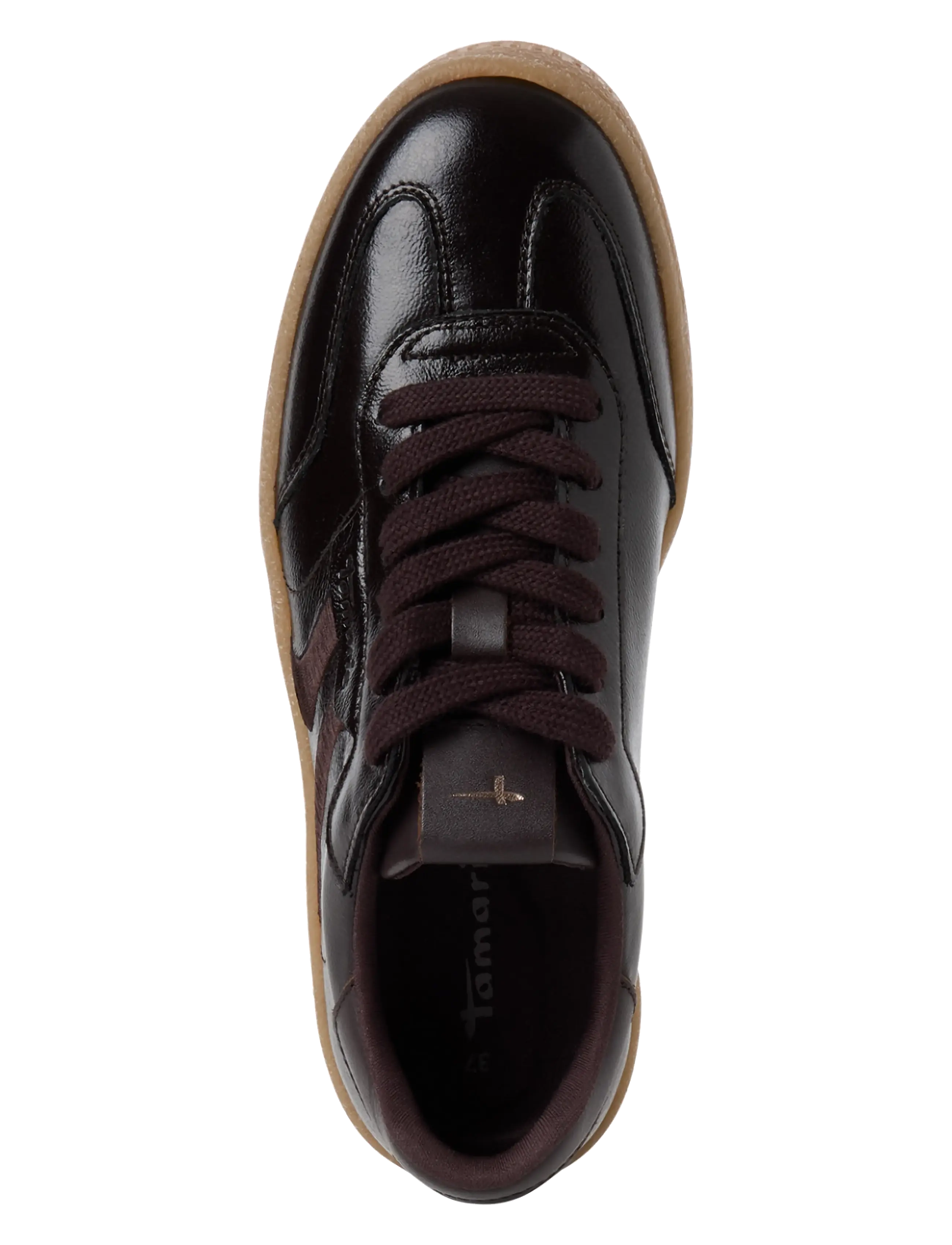 Tamaris - Women Lace-up - niedrige sneaker - mocca patent - 4