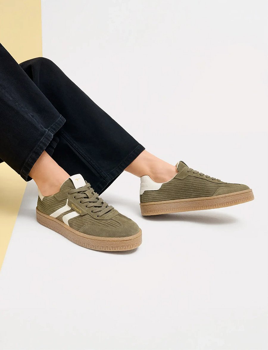 Tamaris - Women Lace-up - lave sneakers - olive - 0