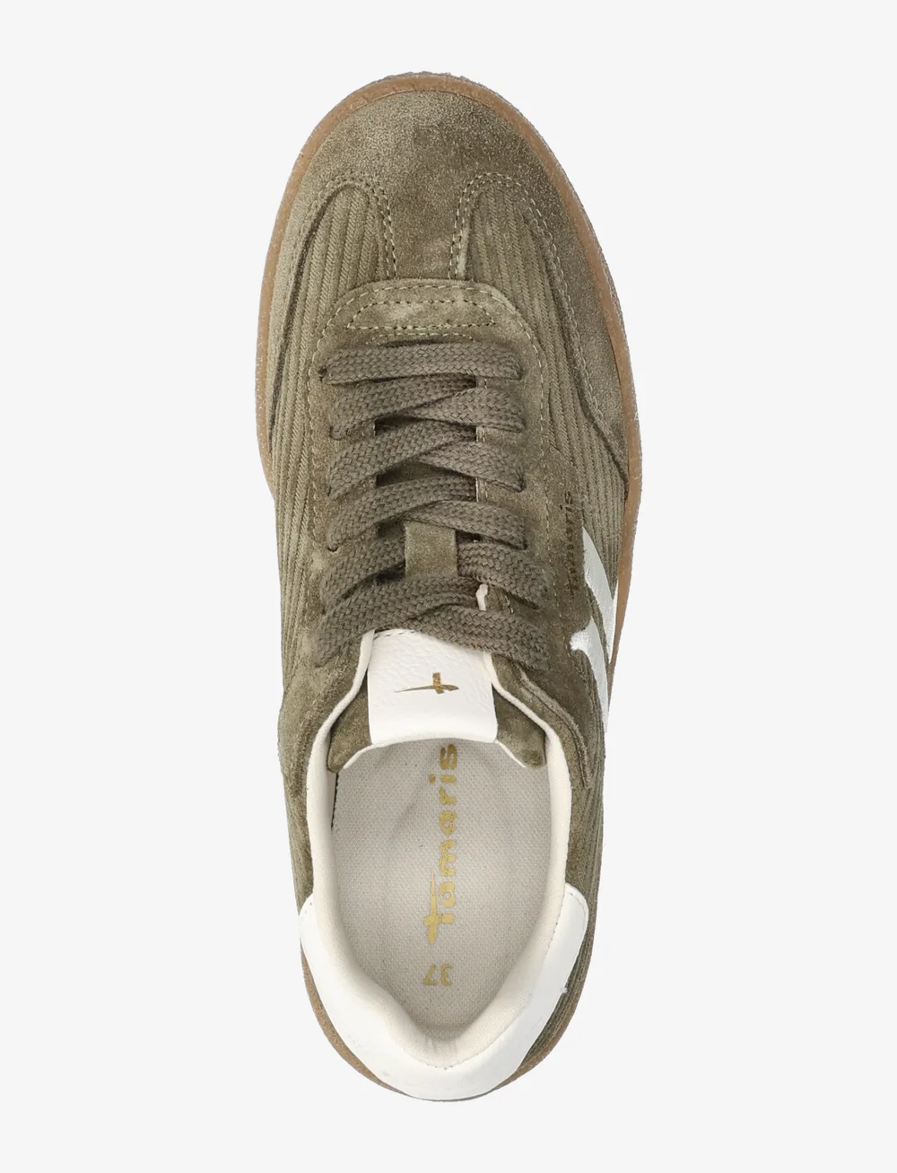 Tamaris - Women Lace-up - niedrige sneakers - olive - 4