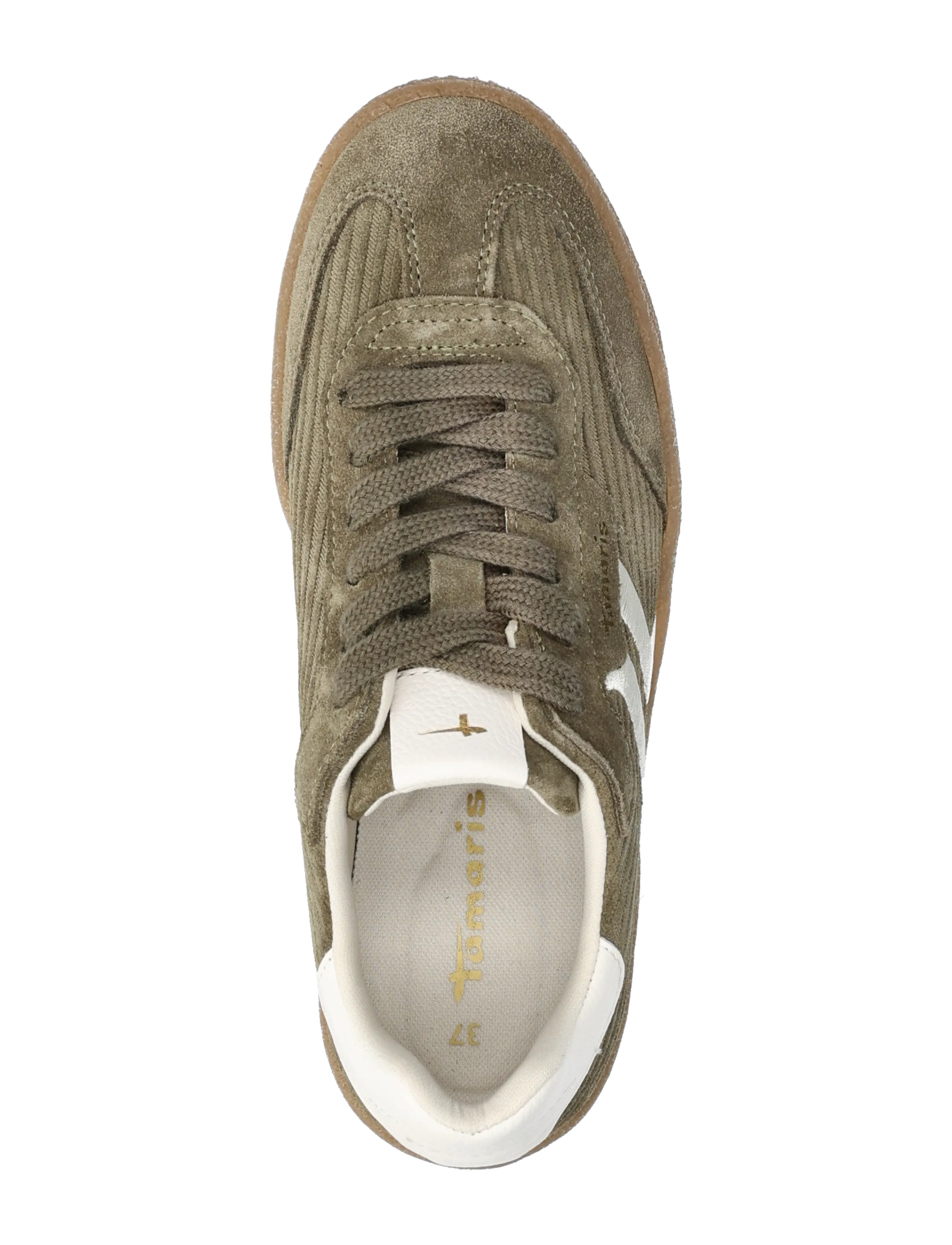 Tamaris - Women Lace-up - niedrige sneaker - olive - 4
