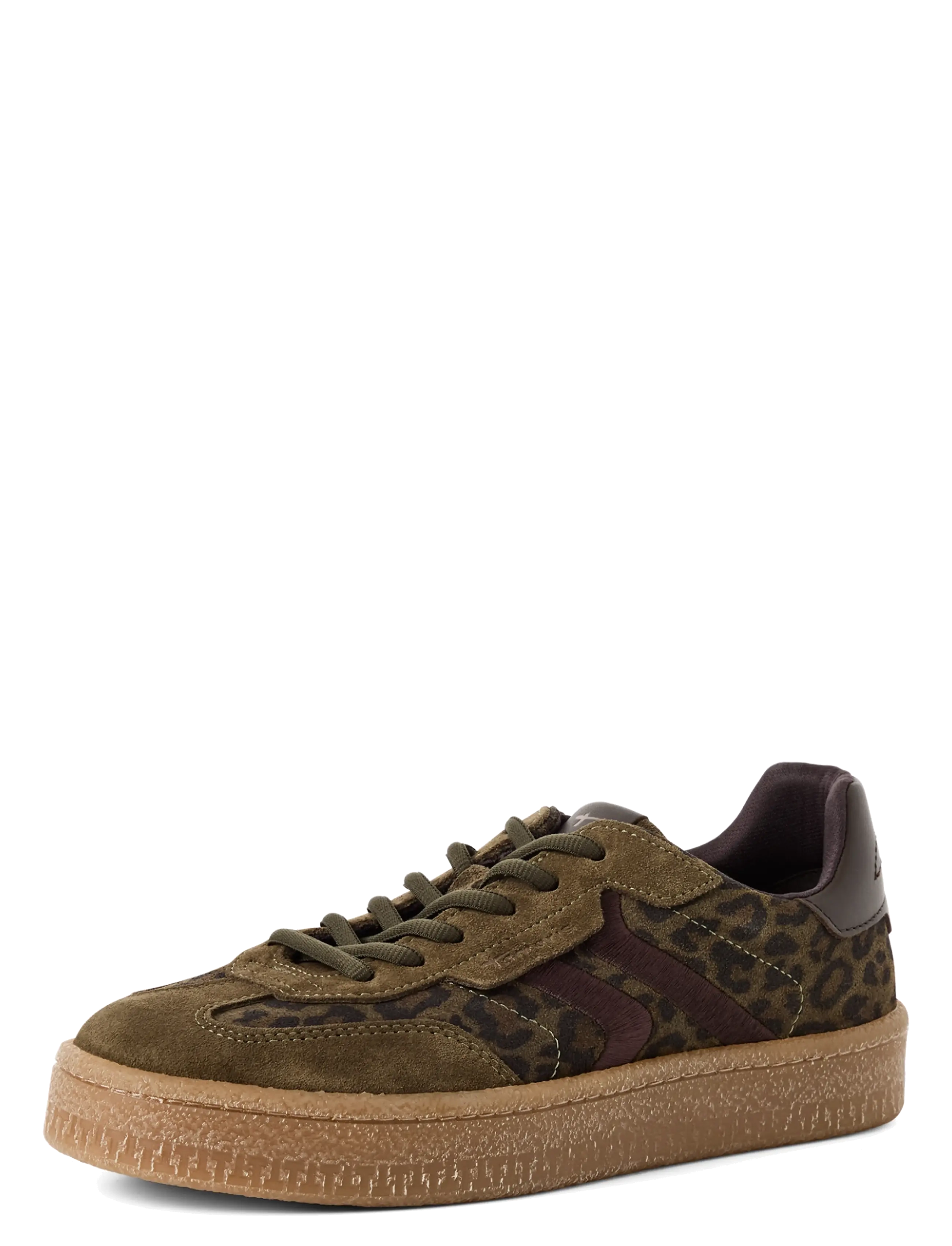 Tamaris Women Lace-Up, Kvinder, Lave Snøresneakers, Kakigrøn, Str: 42