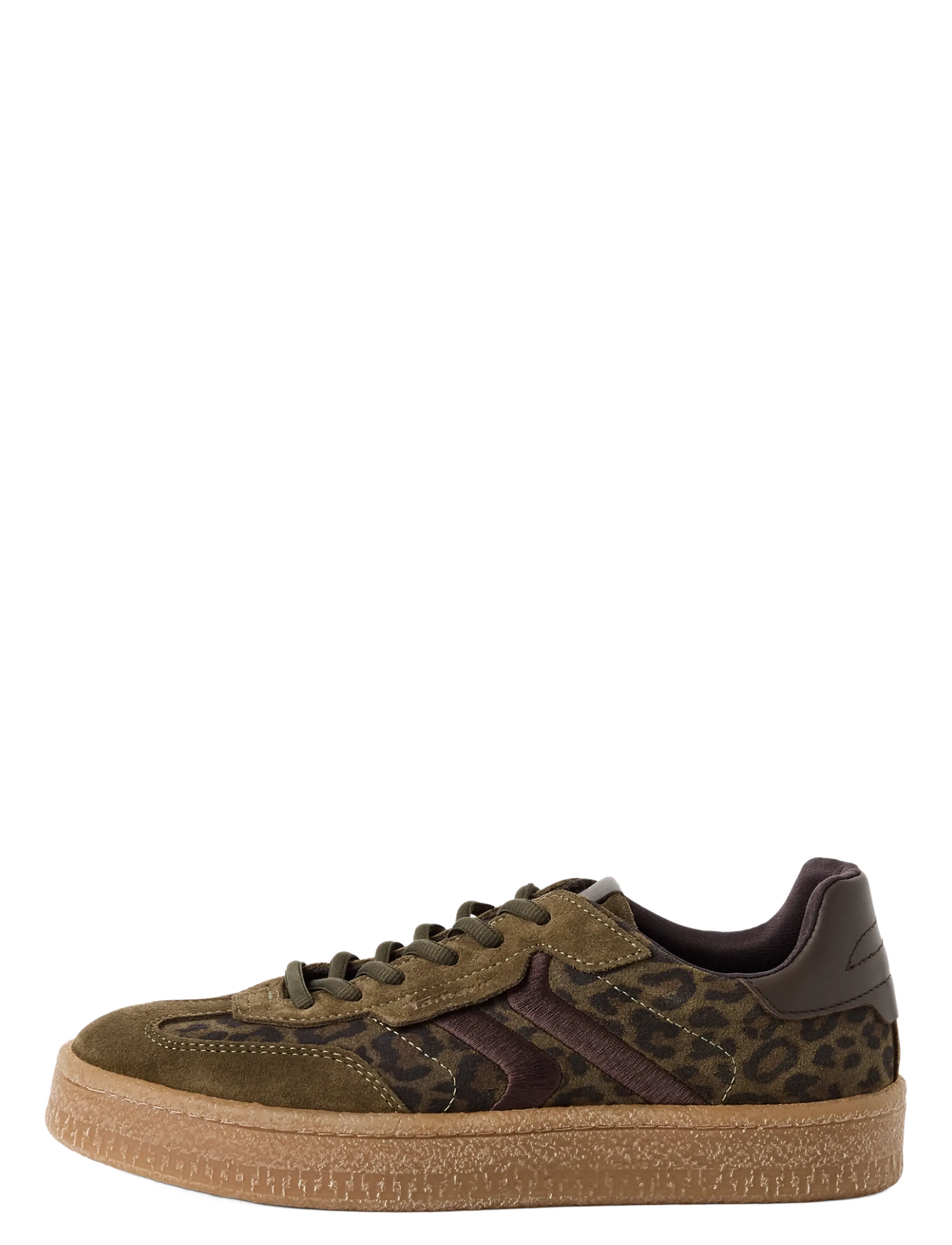 Tamaris - Women Lace-up - niedrige sneaker - olive leopard - 1