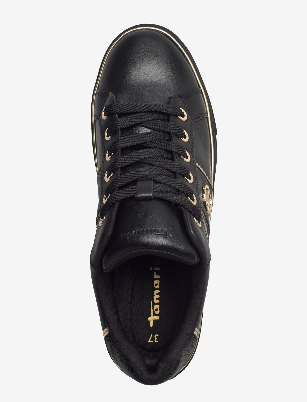 Tamaris - Women Lace-up - konfirmation - black uni - 3