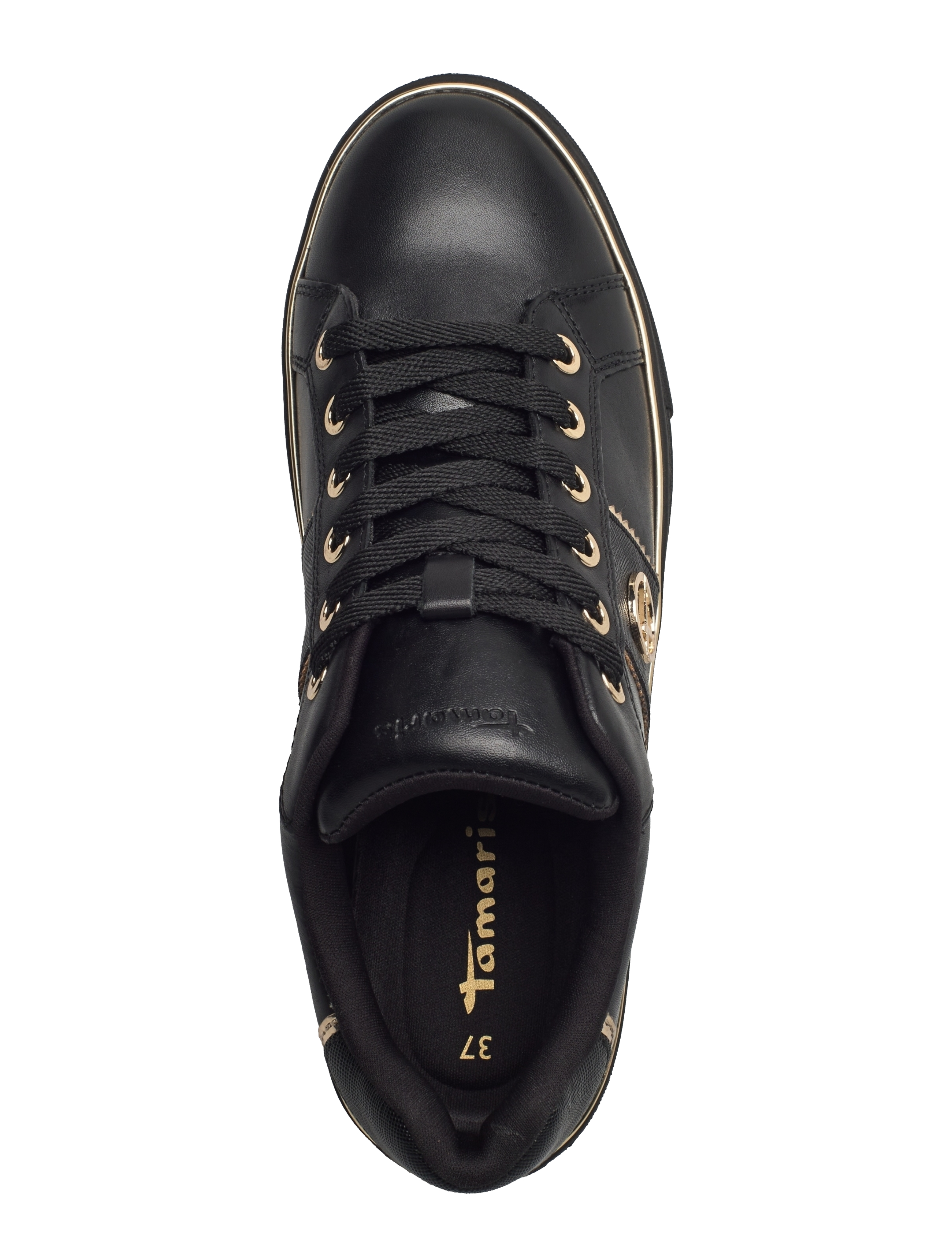 Tamaris - Women Lace-up - ferming - black uni - 3