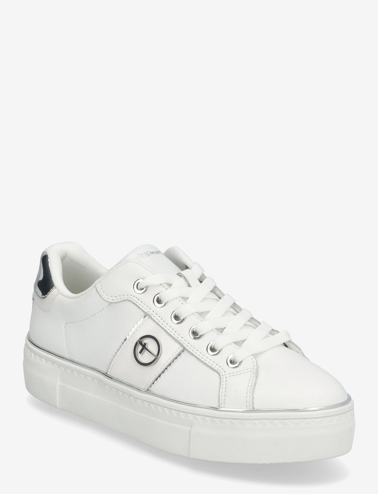 Tamaris - Women Lace-up - låga sneakers - white/silver - 0