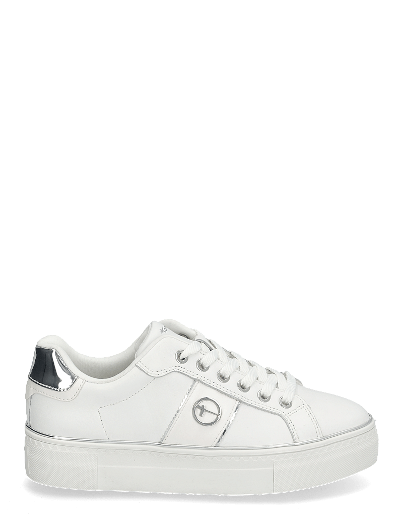 Tamaris - Women Lace-up - låga sneakers - white/silver - 1