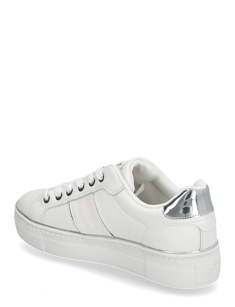 Tamaris - Women Lace-up - låga sneakers - white/silver - 2