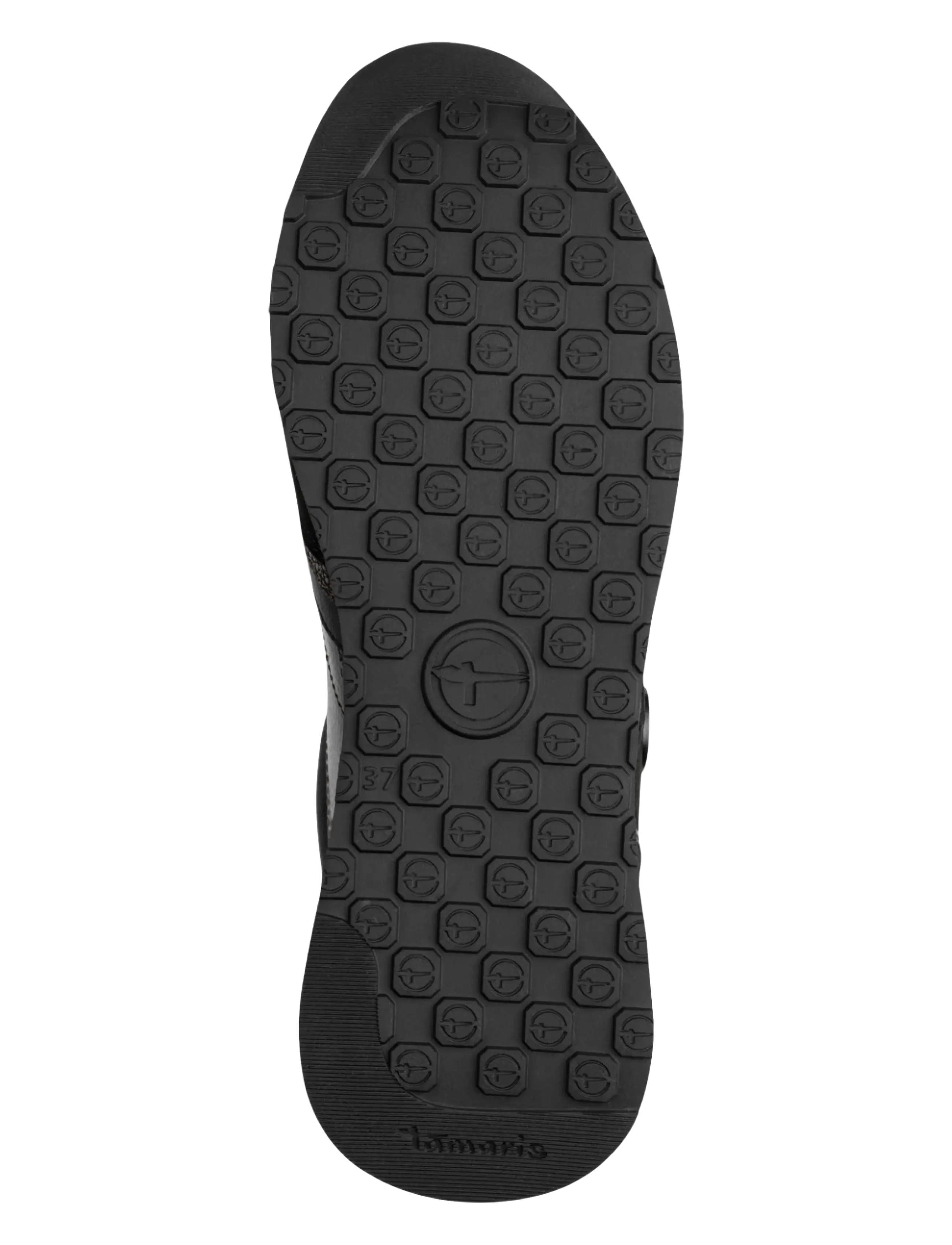 Tamaris - Women Lace-up - lágir strigaskór - black comb - 3