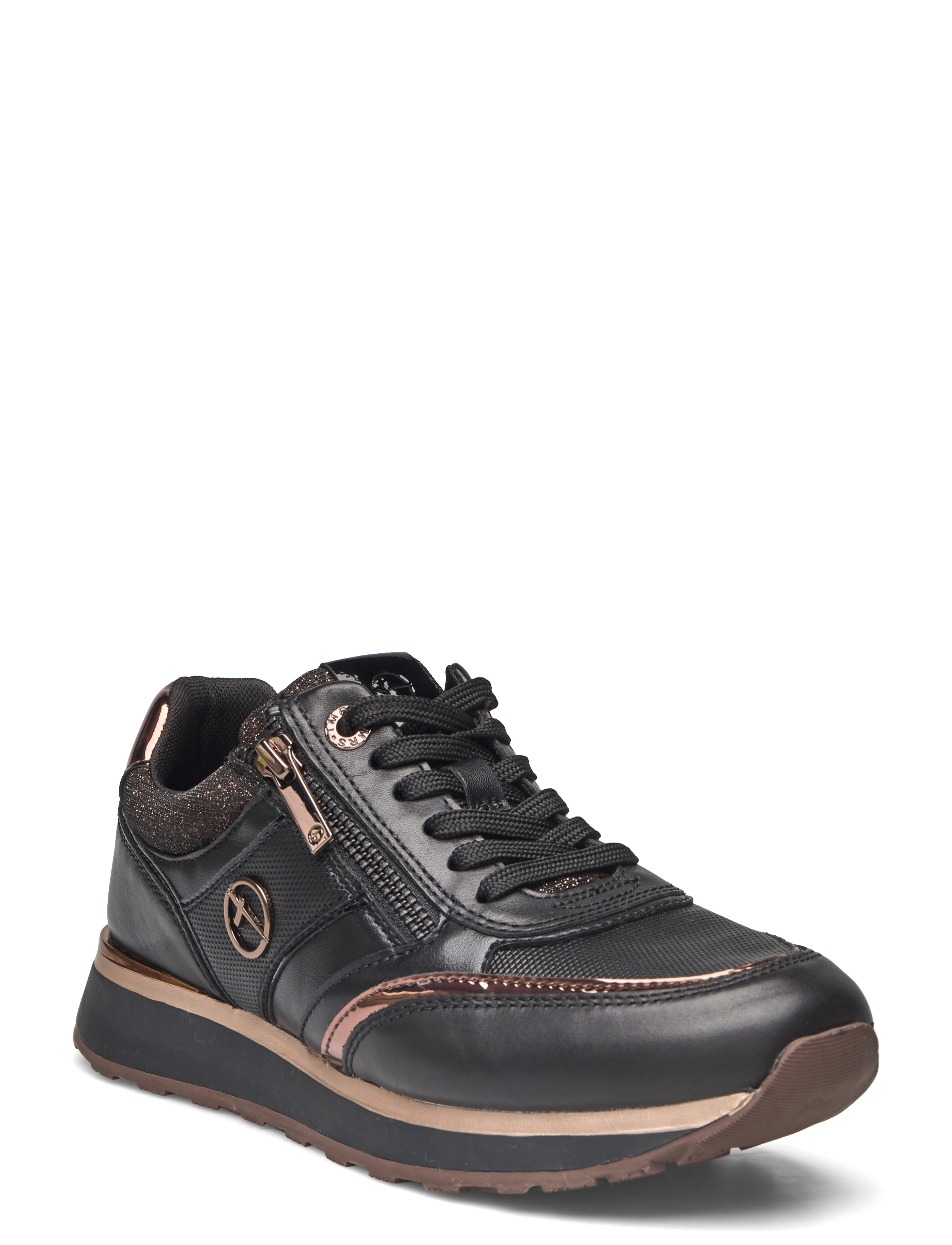 Tamaris Women Lace-up - Transitional Layering - BLACK/COPPER / black