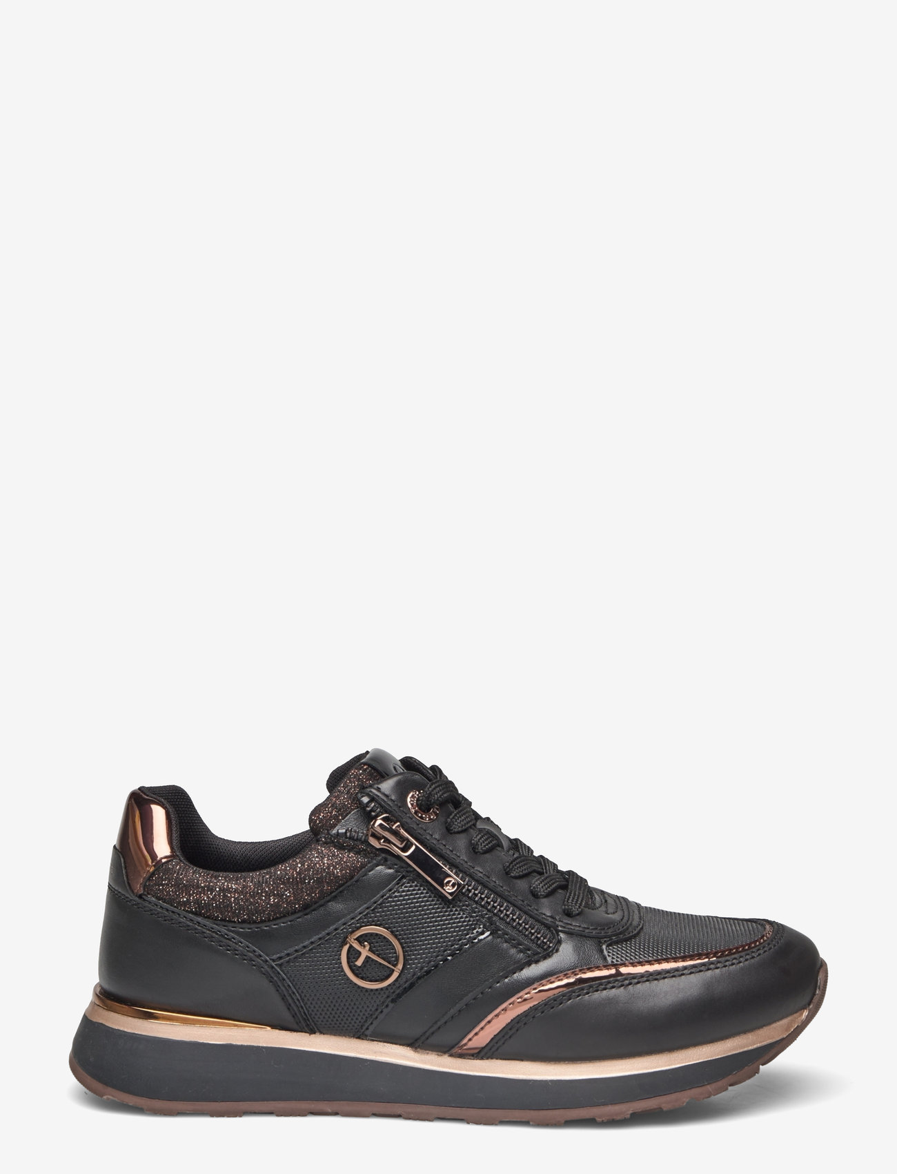 Tamaris - Women Lace-up - lave sneakers - black/copper - 1