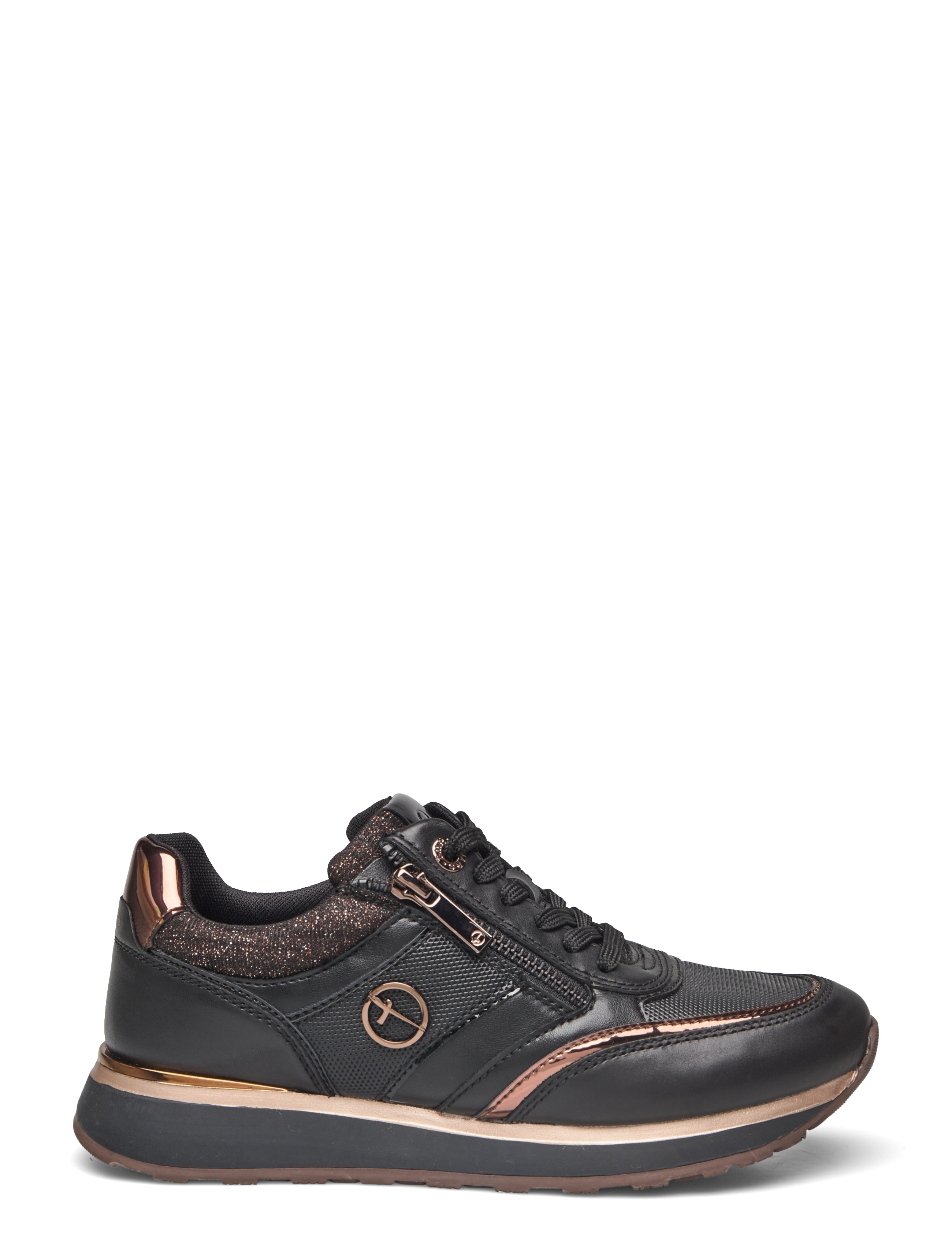 Tamaris - Women Lace-up - lave sneakers - black/copper - 1