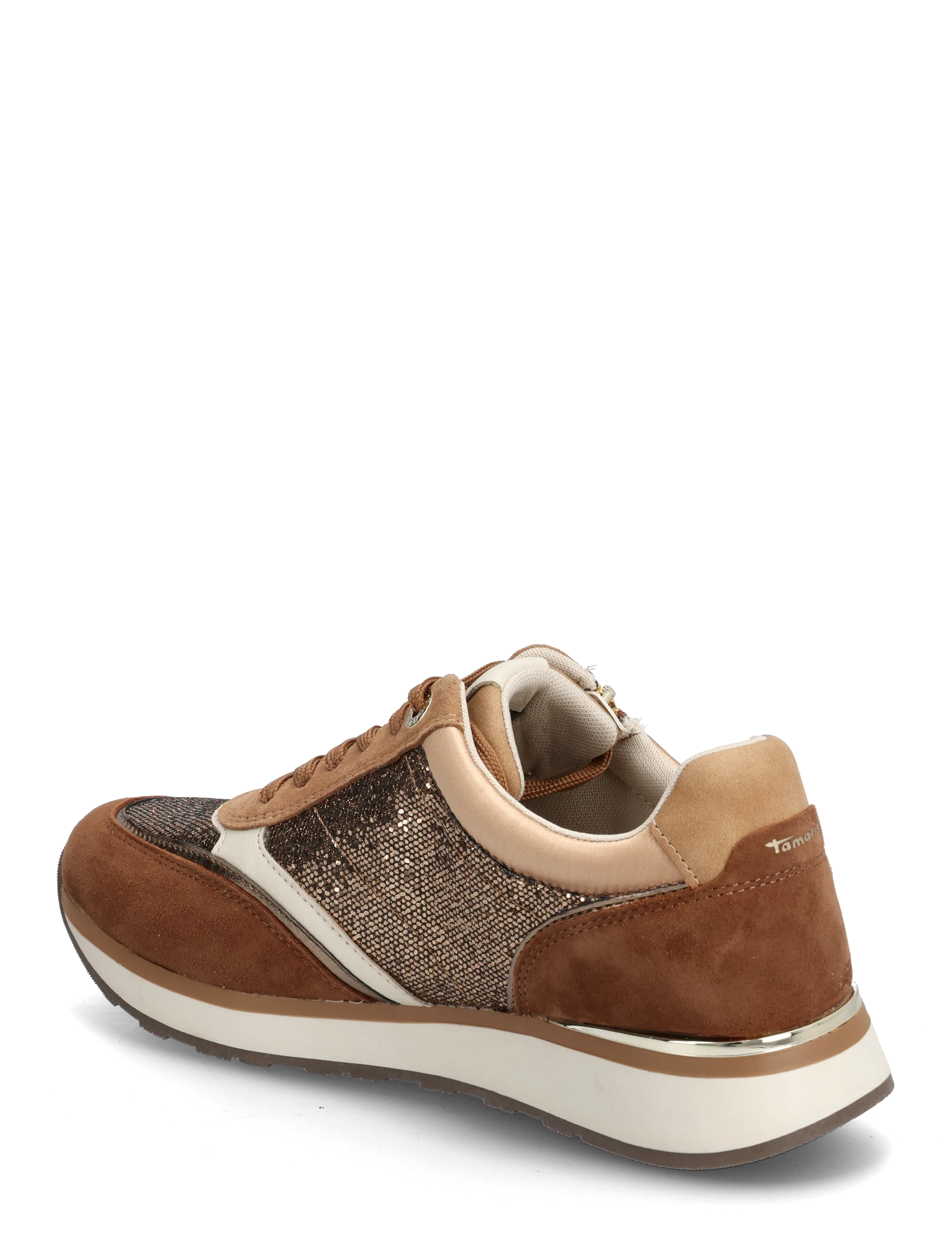 Tamaris - Women Lace-up - lave sneakers - cognac comb - 2