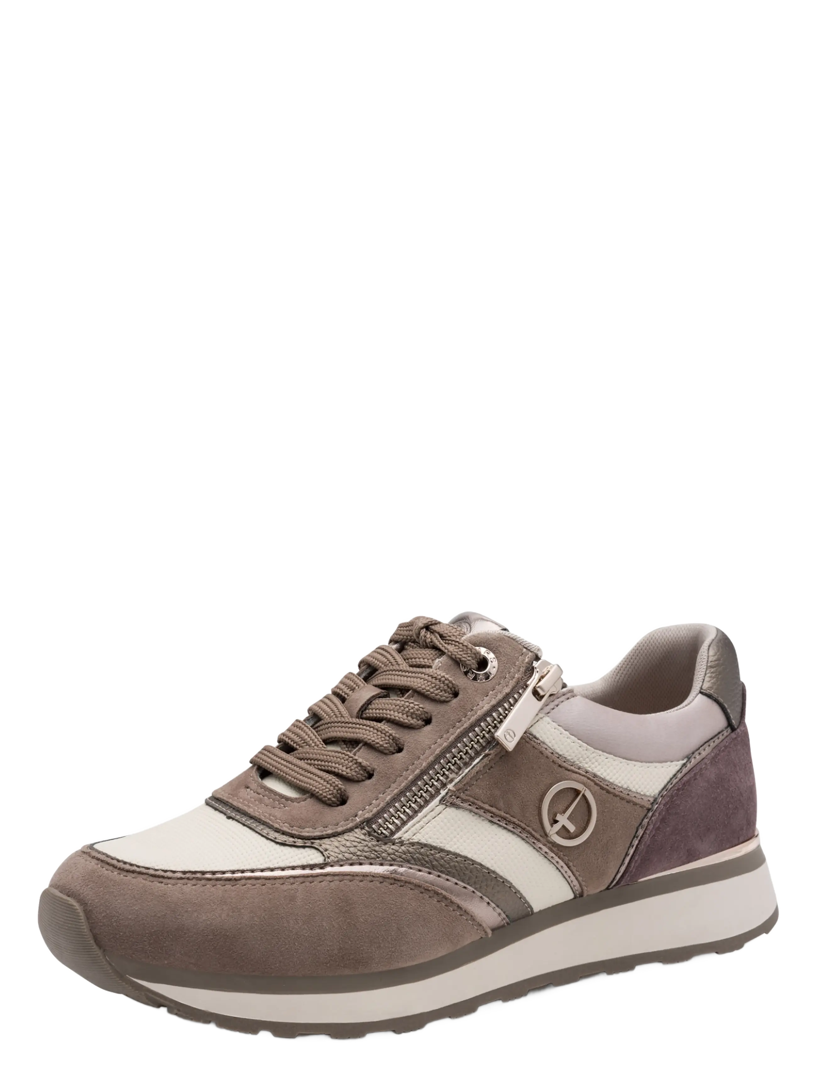 Tamaris Women Lace-Up, 40, Brown, Sneakers > Sneakers Med Lav Top, Dame