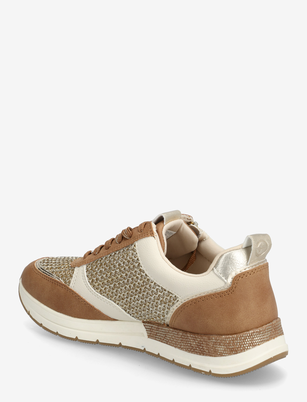Tamaris - Women Lace-up - konfirmationstøj - cognac comb - 2
