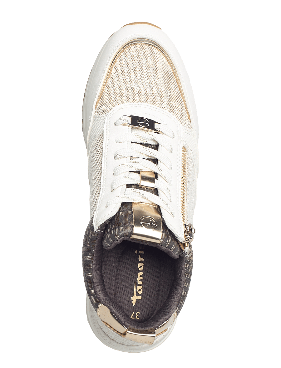 Tamaris - Women Lace-up - rippijuhlat - ivory comb - 3