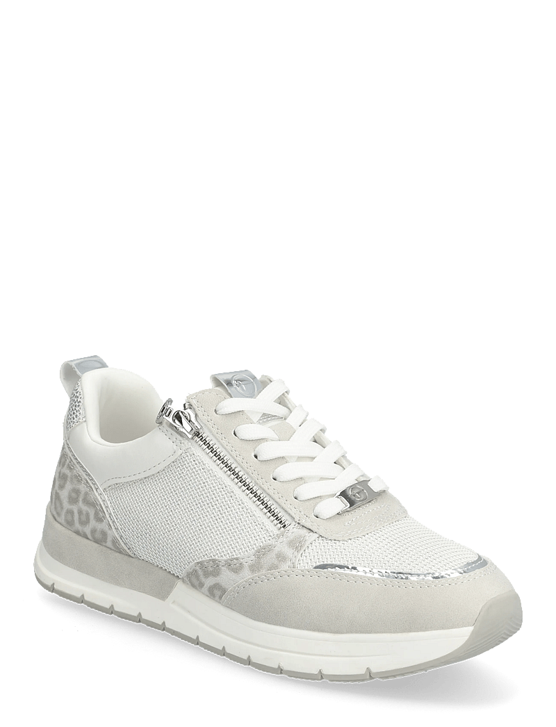 Tamaris - Women Lace-up - lave sneakers - silver comb - 0