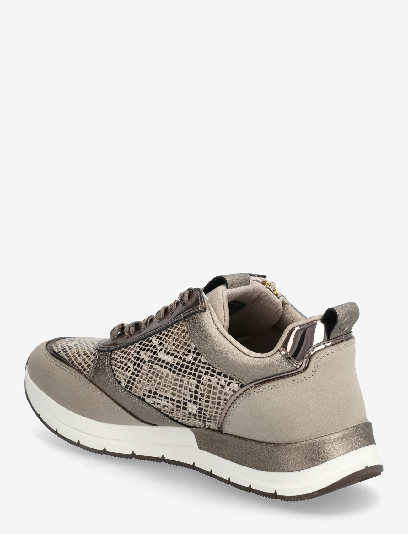 Tamaris - Women Lace-up - madala säärega tossud - taupe/snake - 2