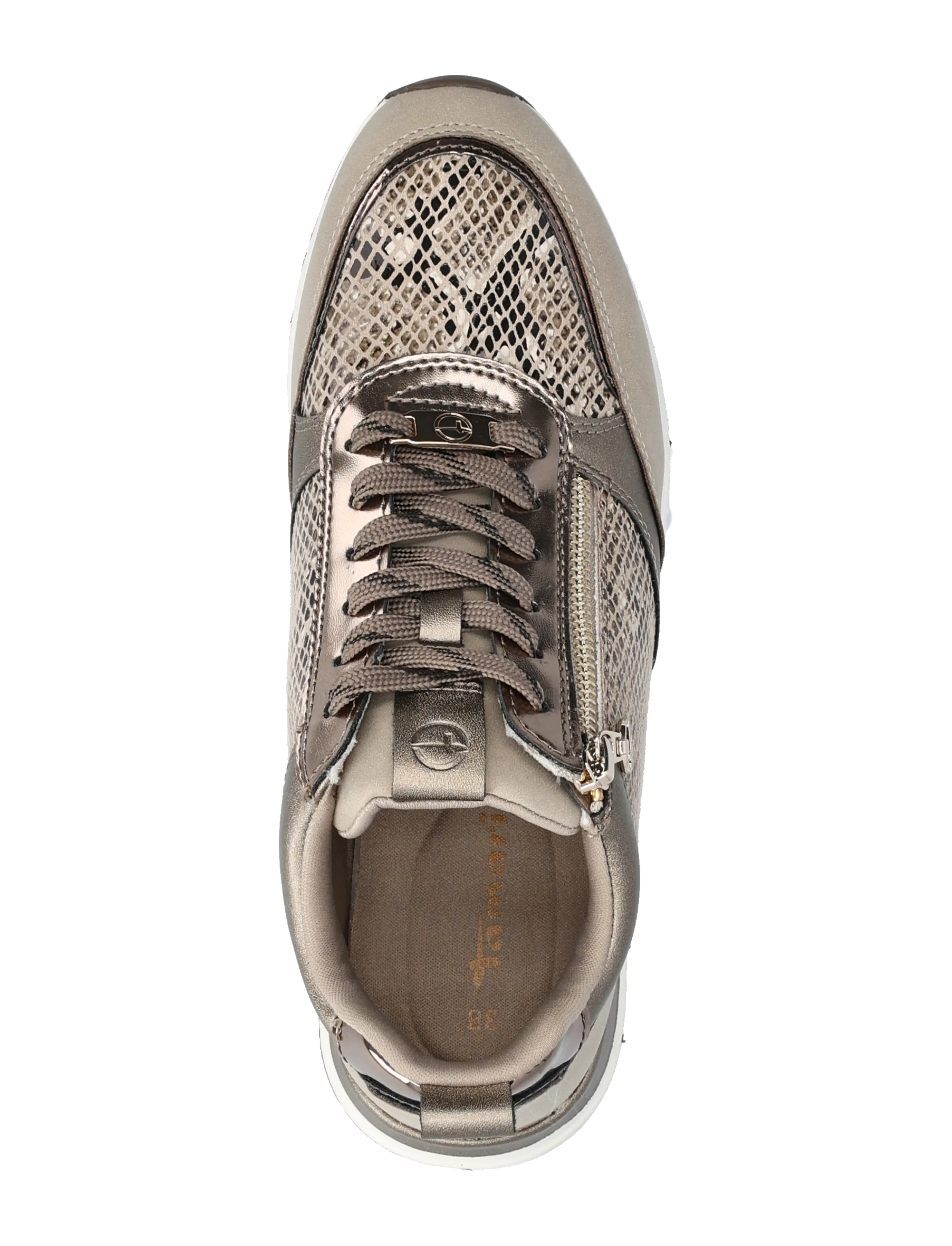 Tamaris - Women Lace-up - confirmation - taupe/snake - 3