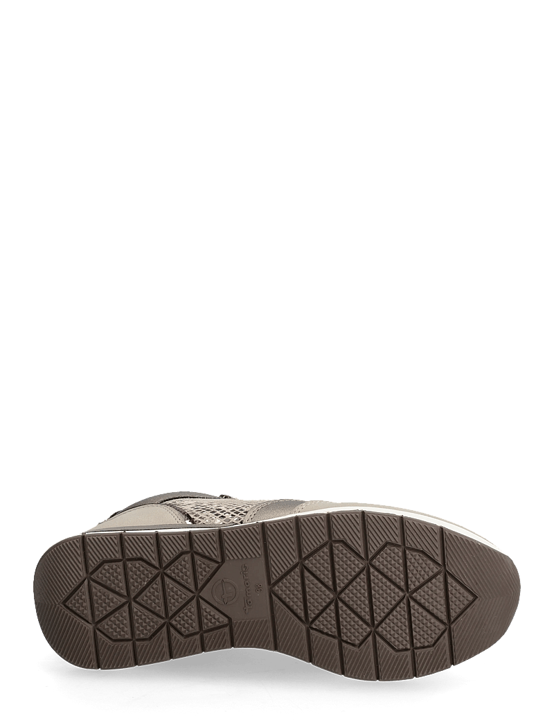 Tamaris - Women Lace-up - sneakers med lavt skaft - taupe/snake - 4